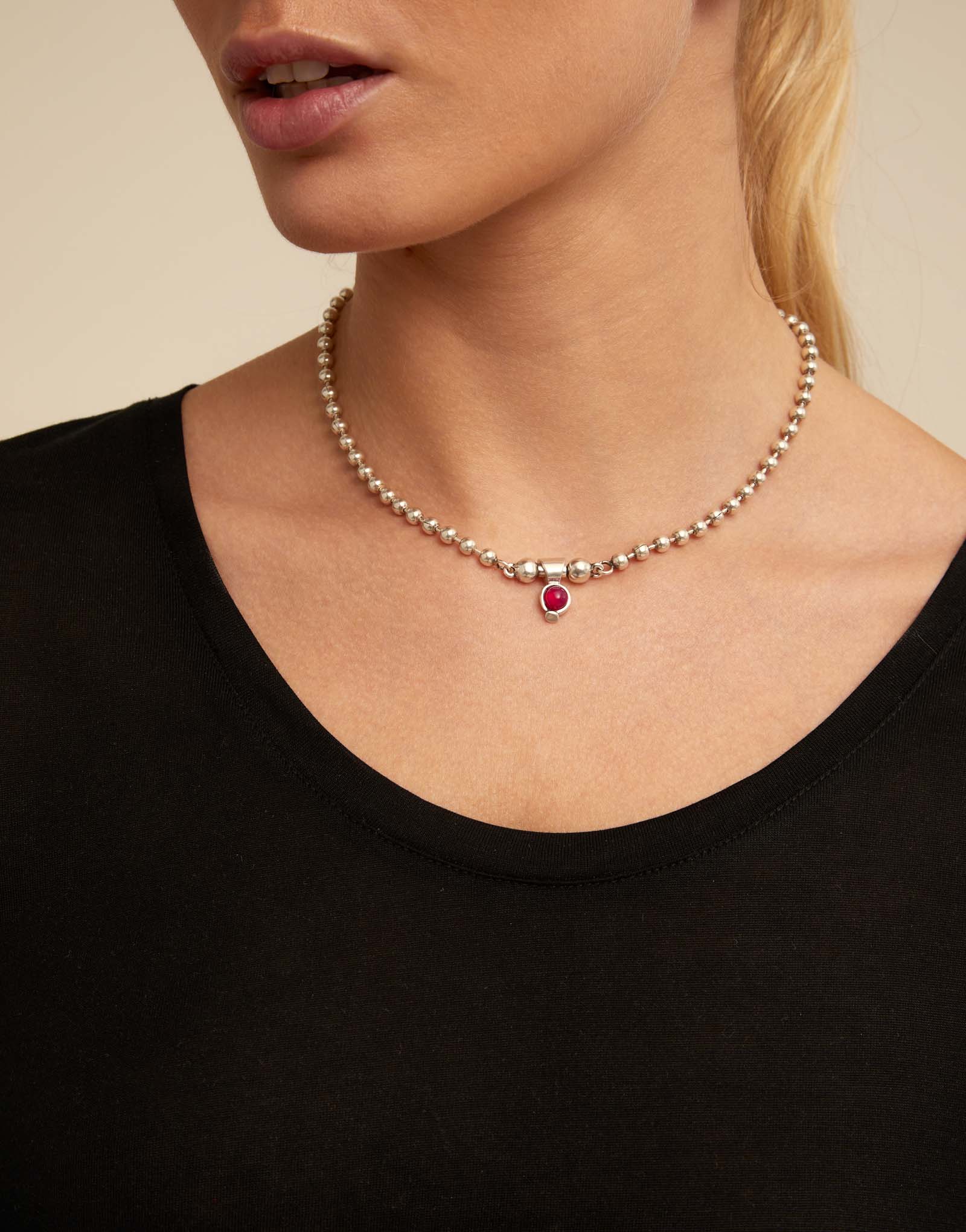 Charm with Agate stone