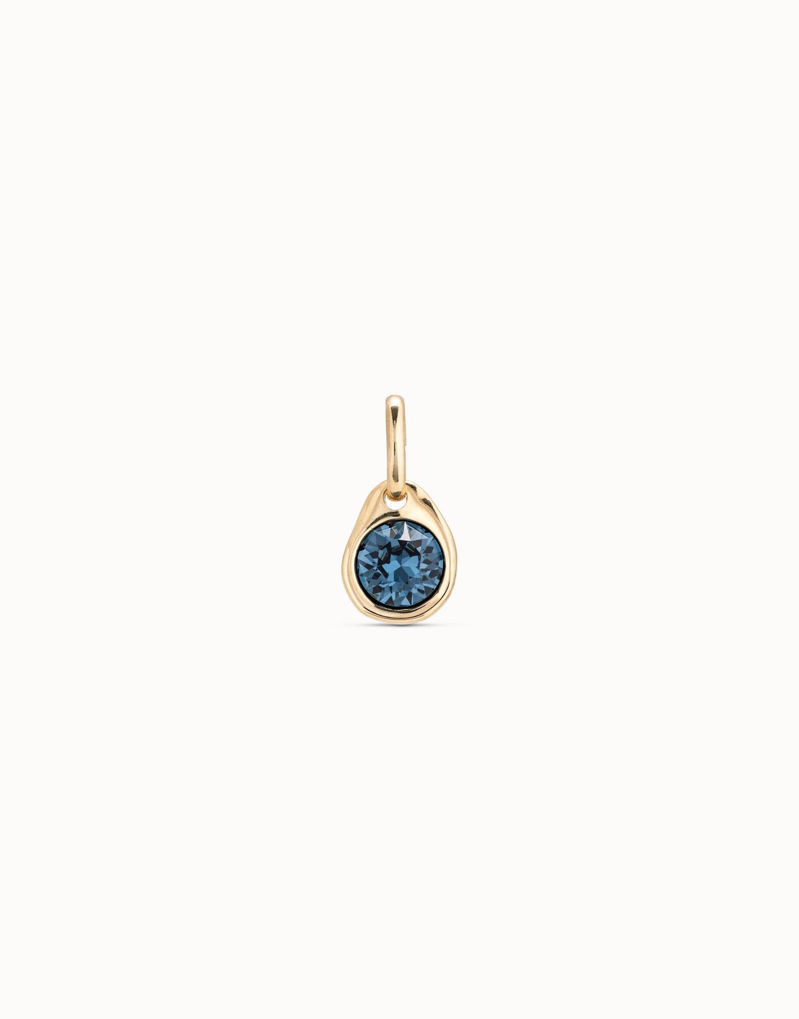 Circular charm with crystal