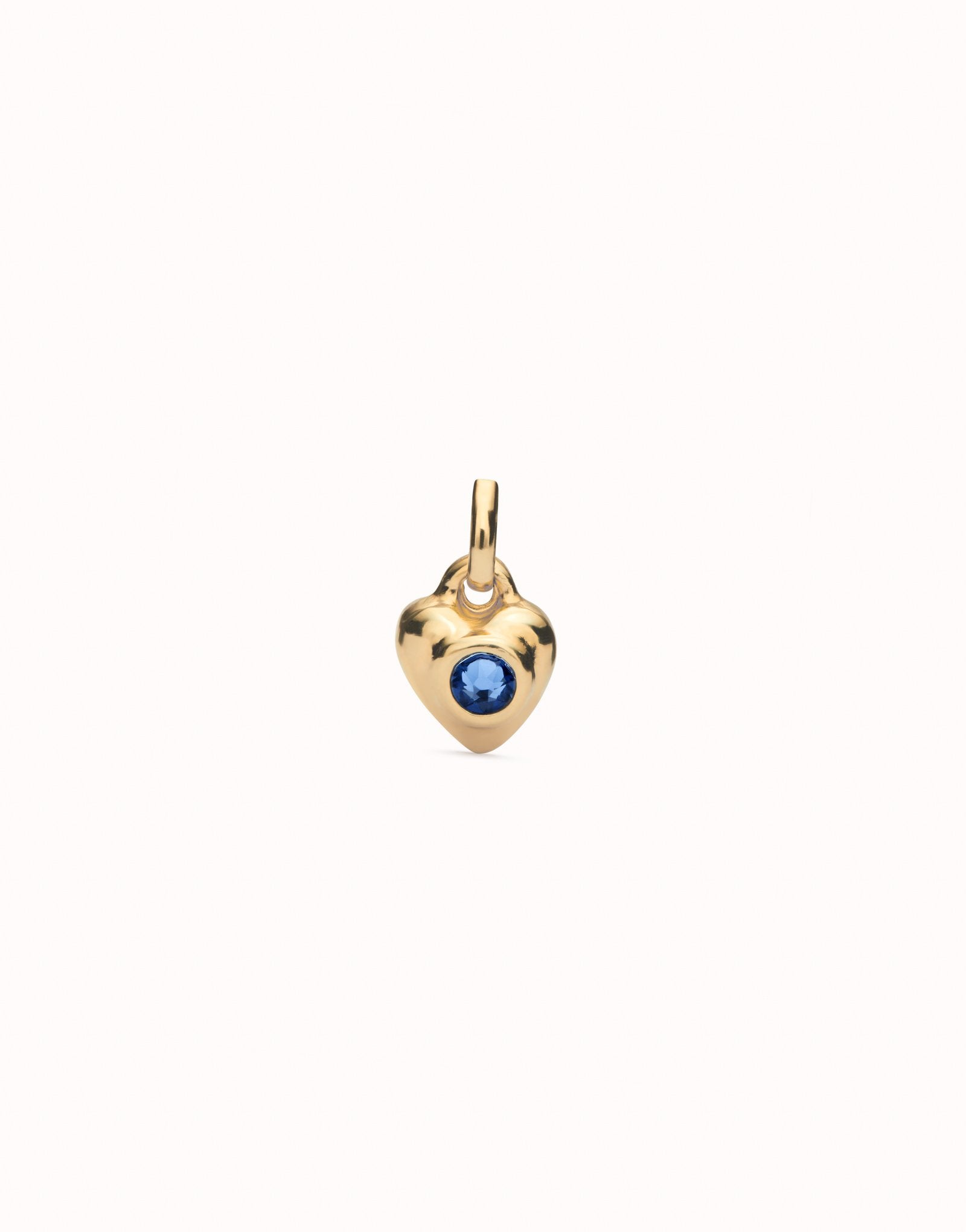 Charm with blue crystal