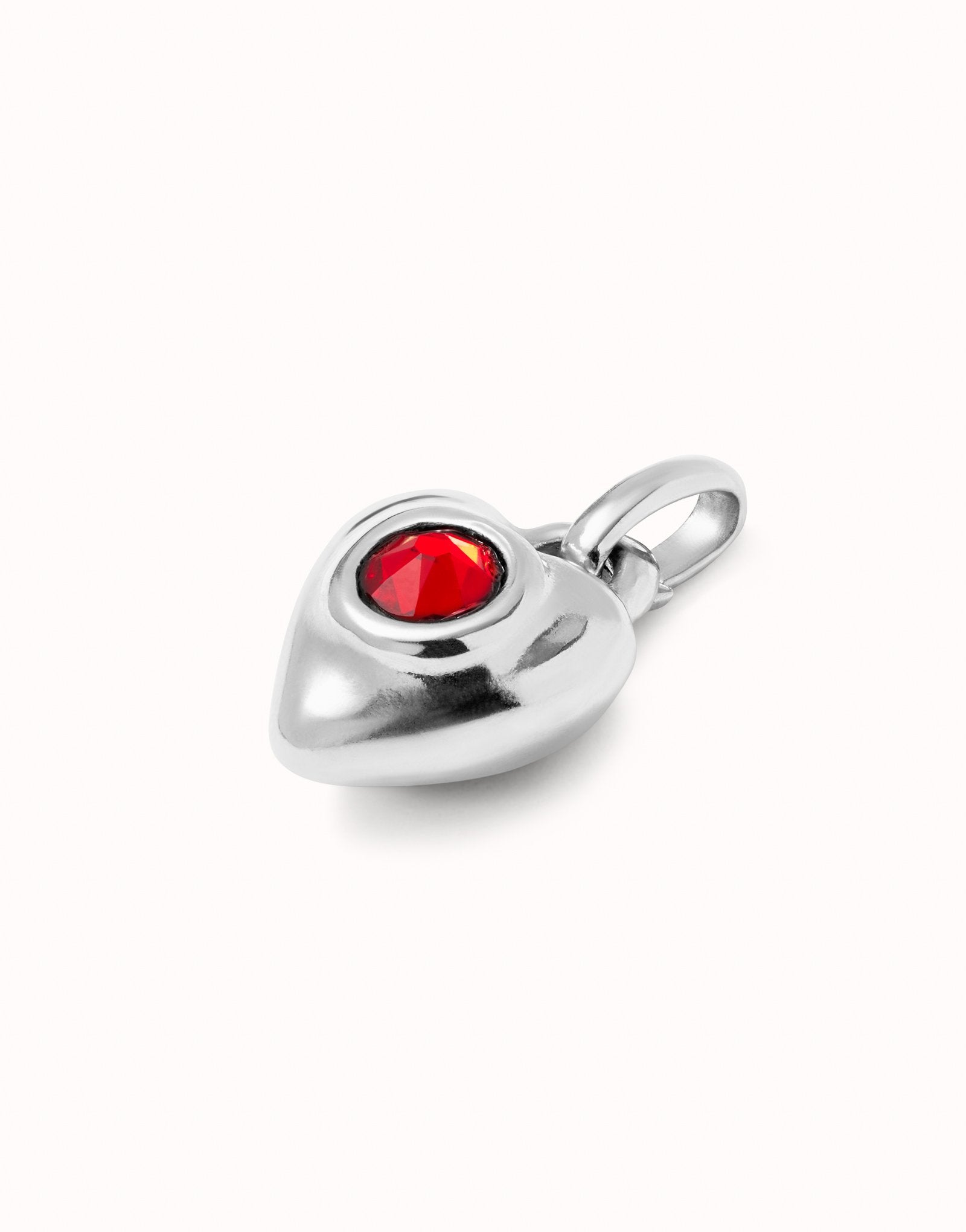 Charm with red crystal