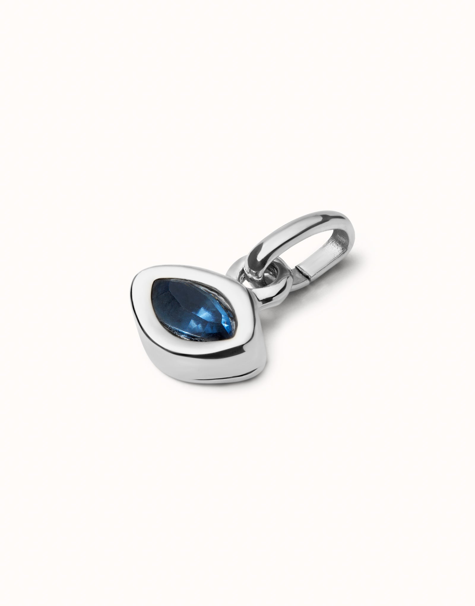 Charm with blue crystal