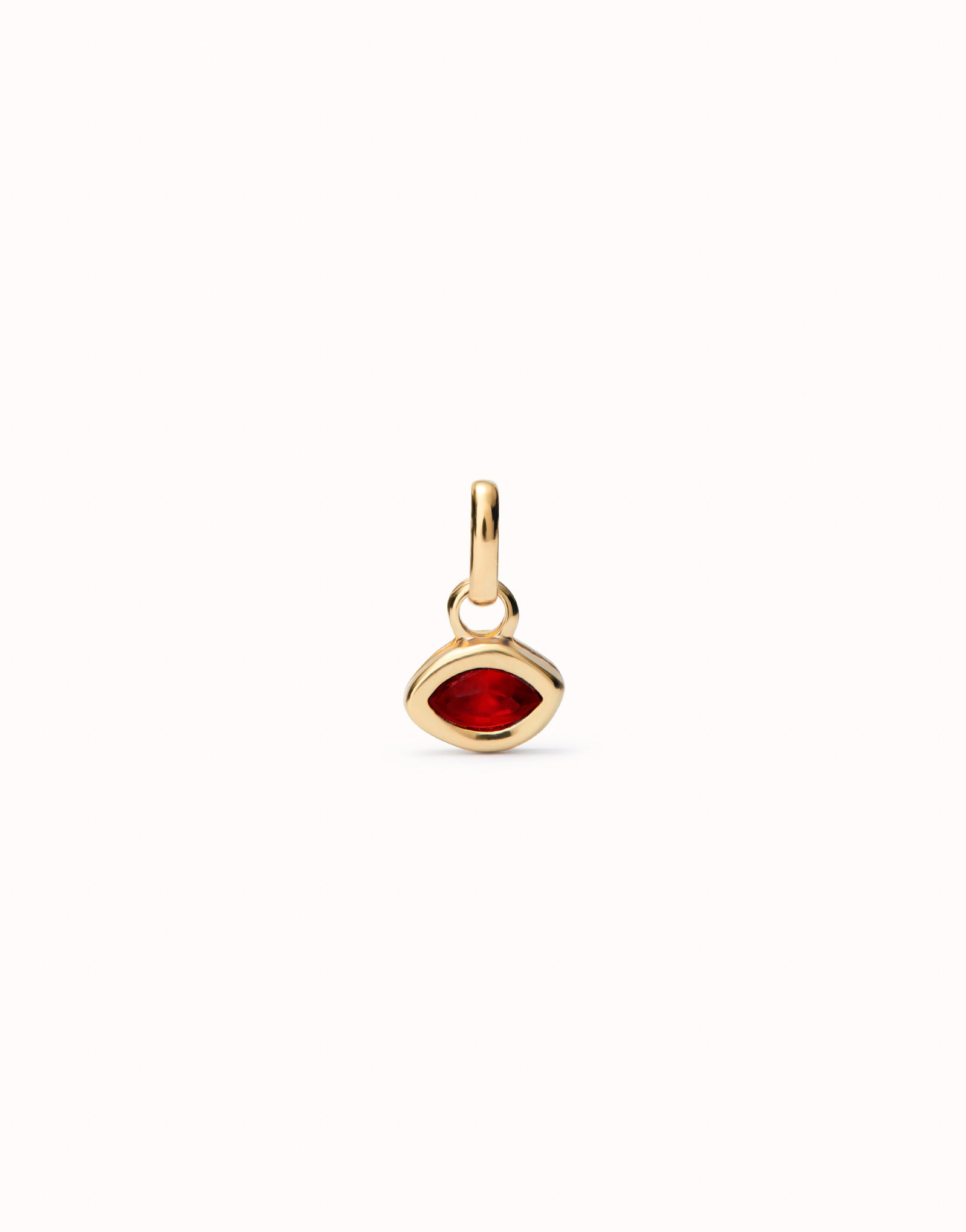 Charm with red crystal