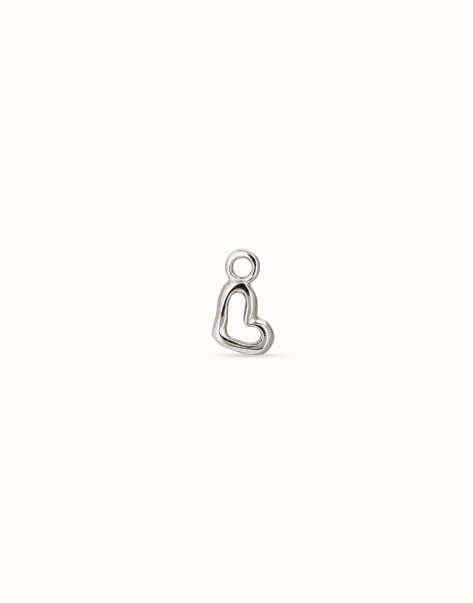 Heart  Single Hoop Charm