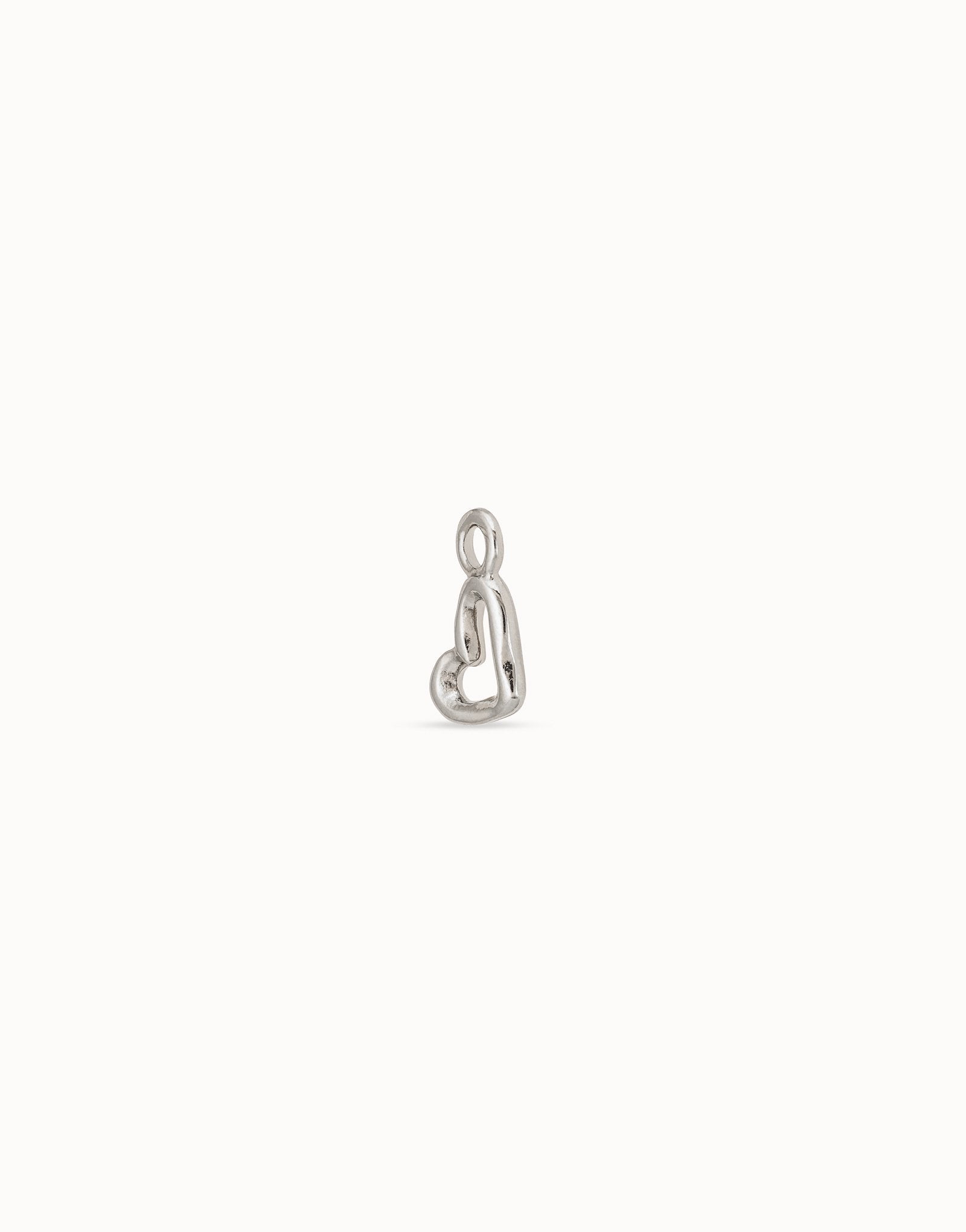 Heart  Single Hoop Charm