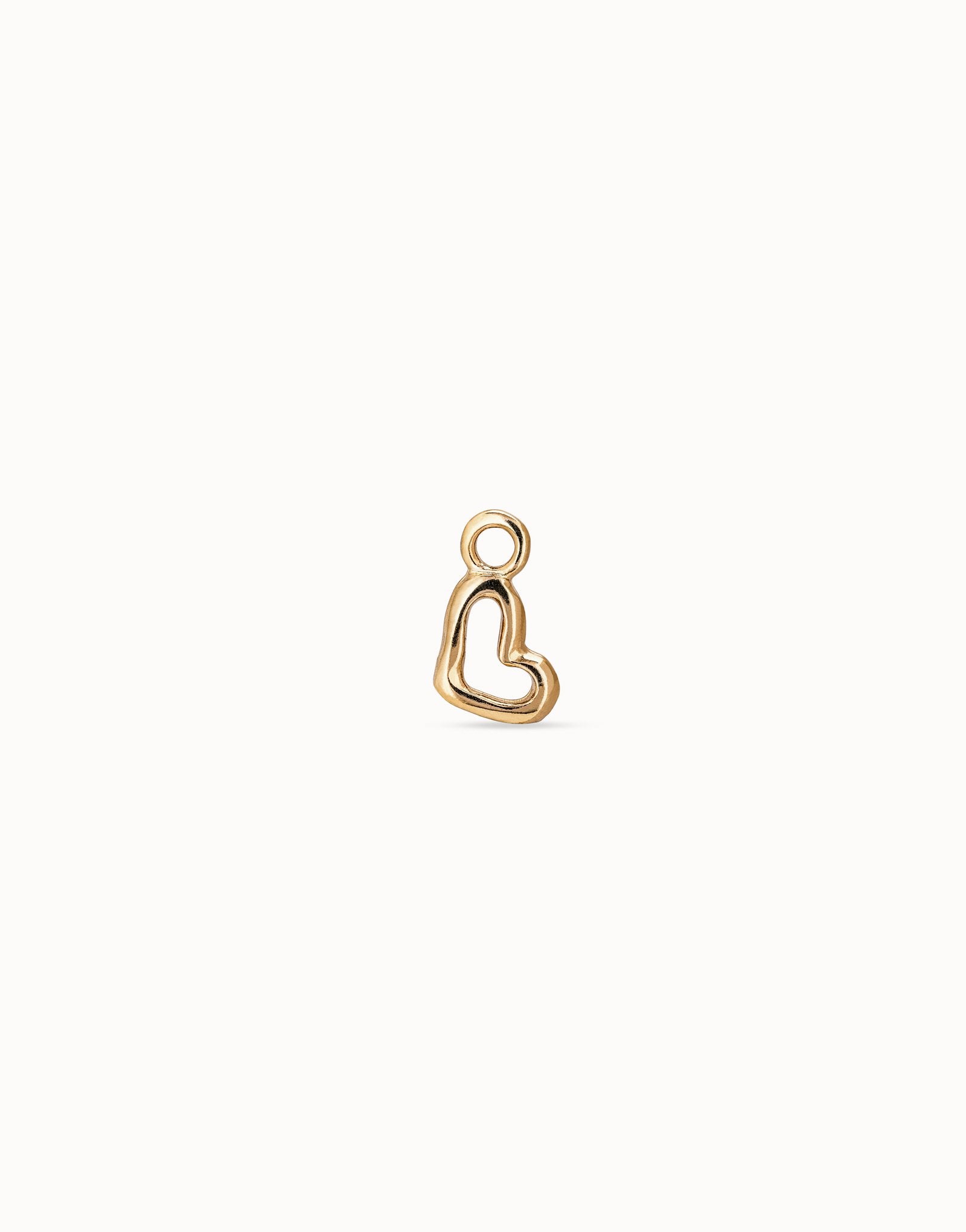 Heart  Single Hoop Charm