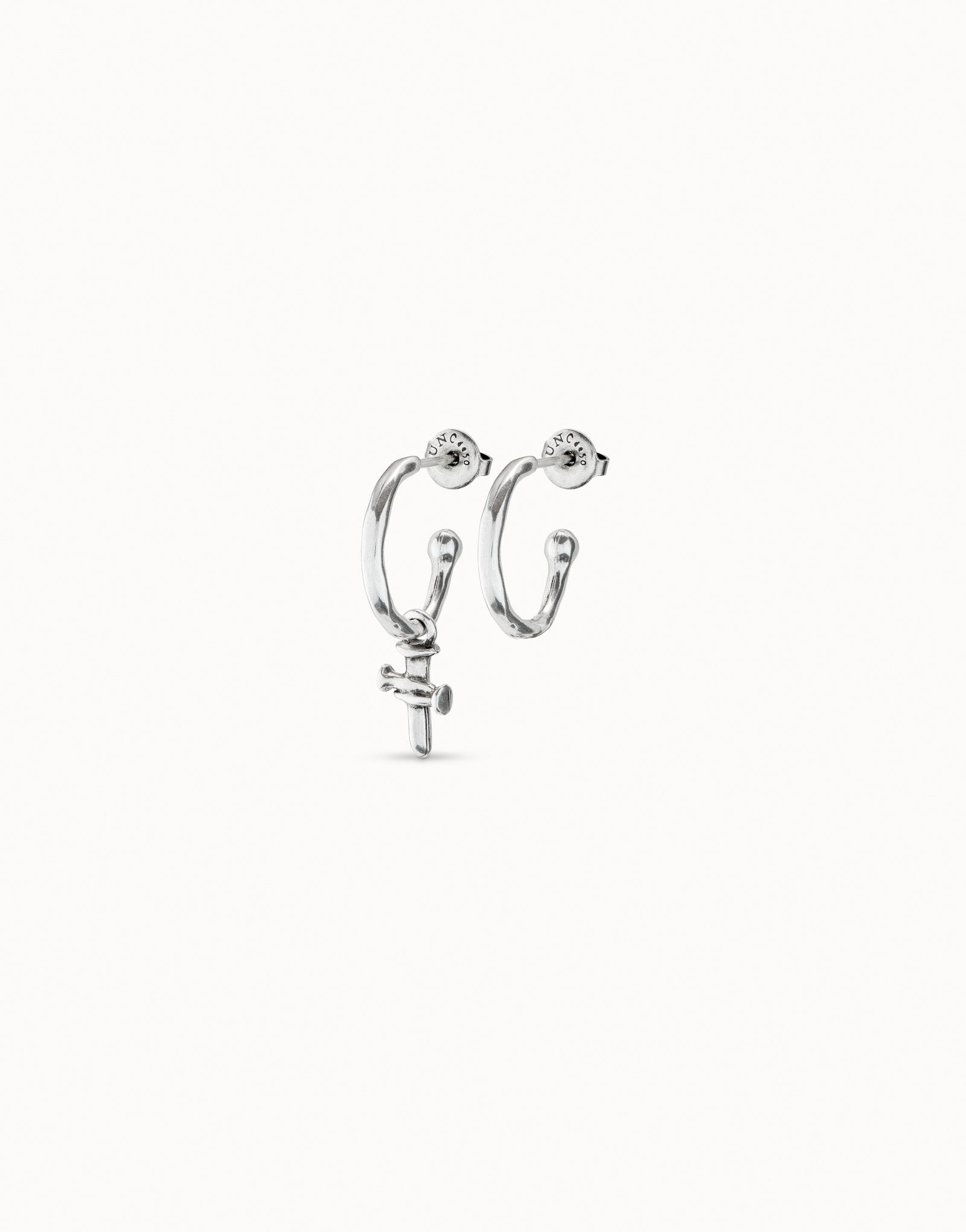 Cross Single Hoop Charm