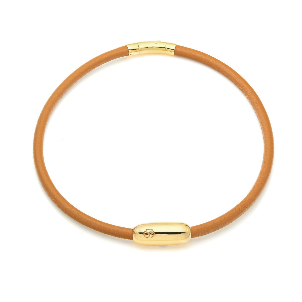 Cognac Connector Necklace
