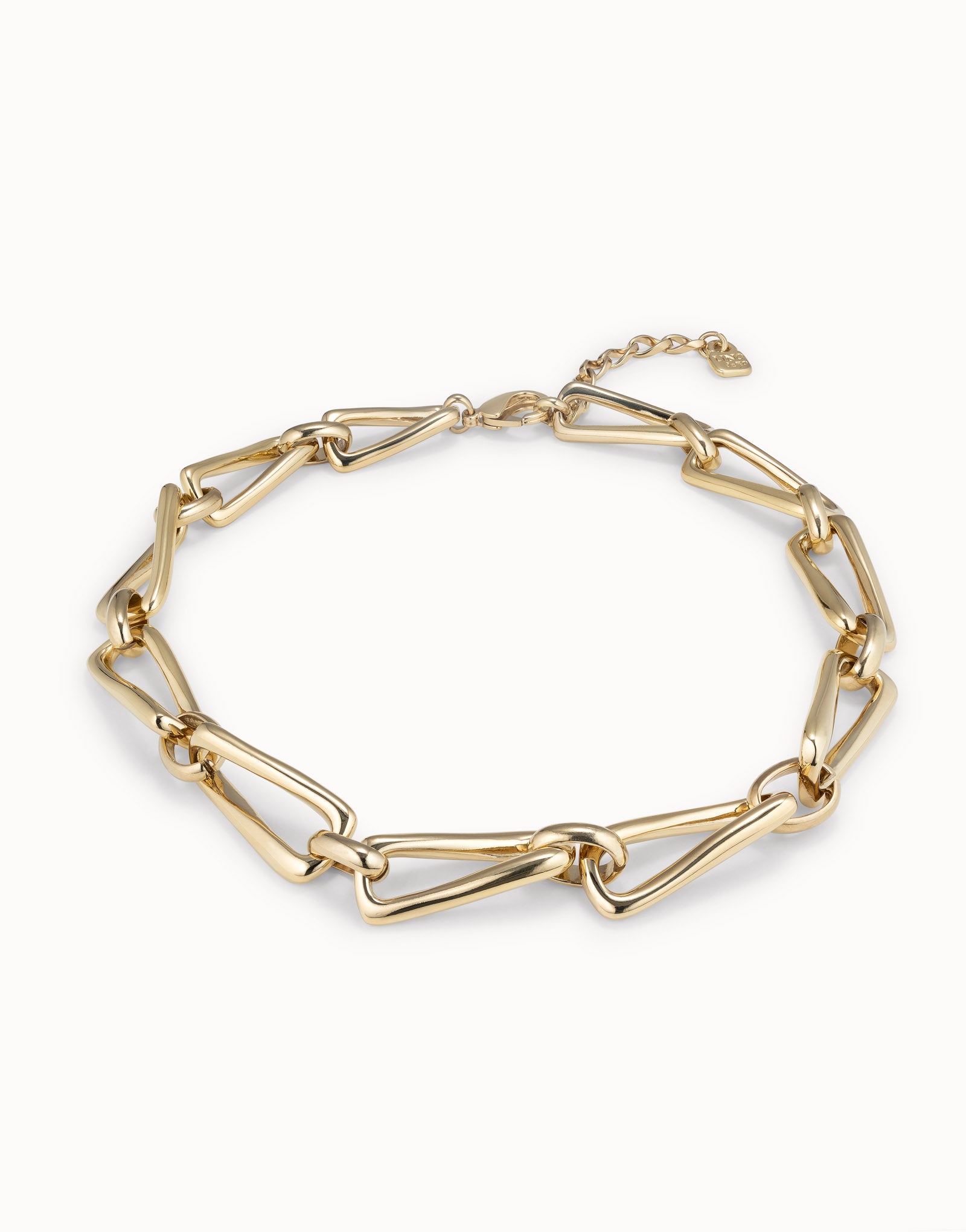 necklace with square links