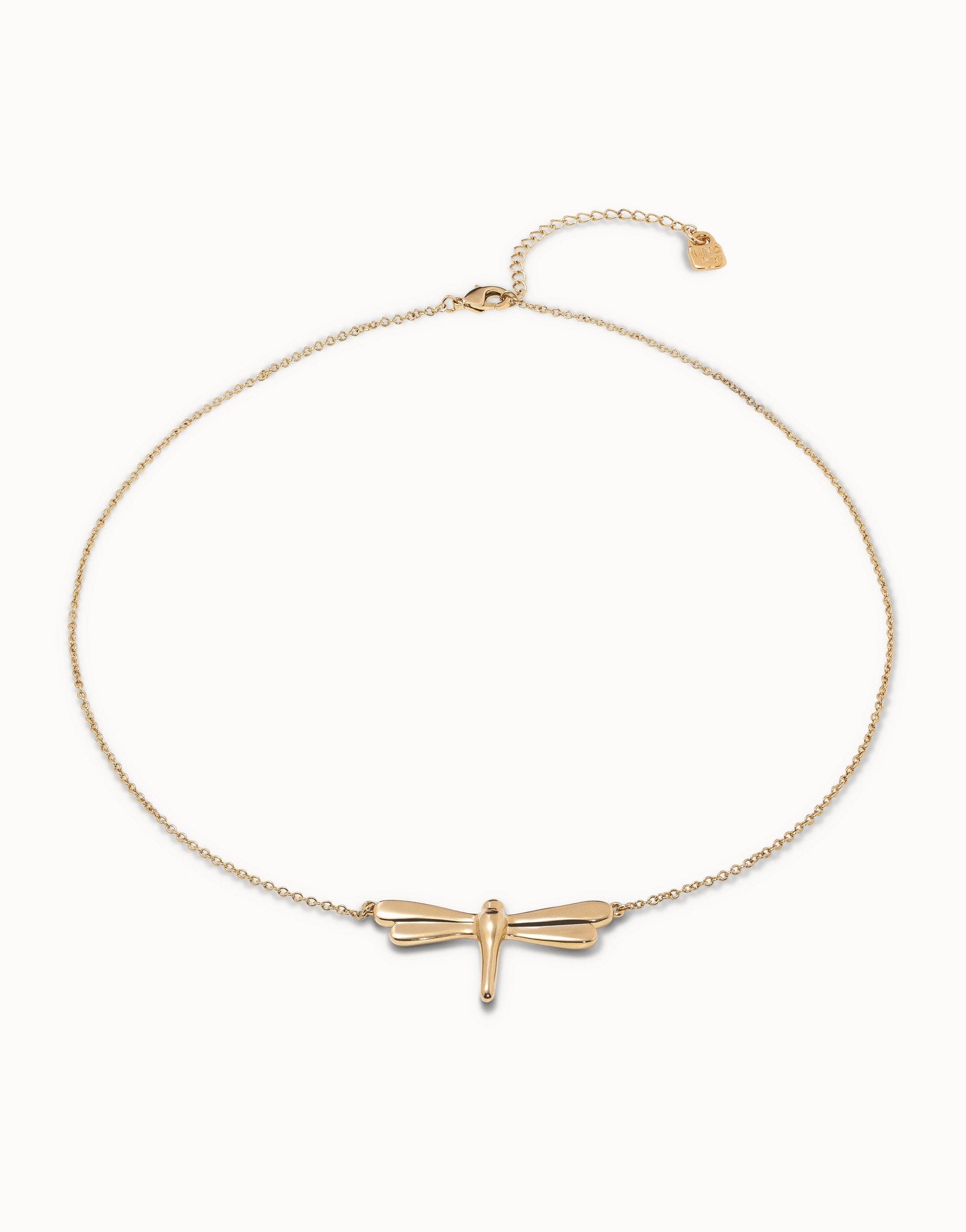 Short  chain pendant necklace  with nail