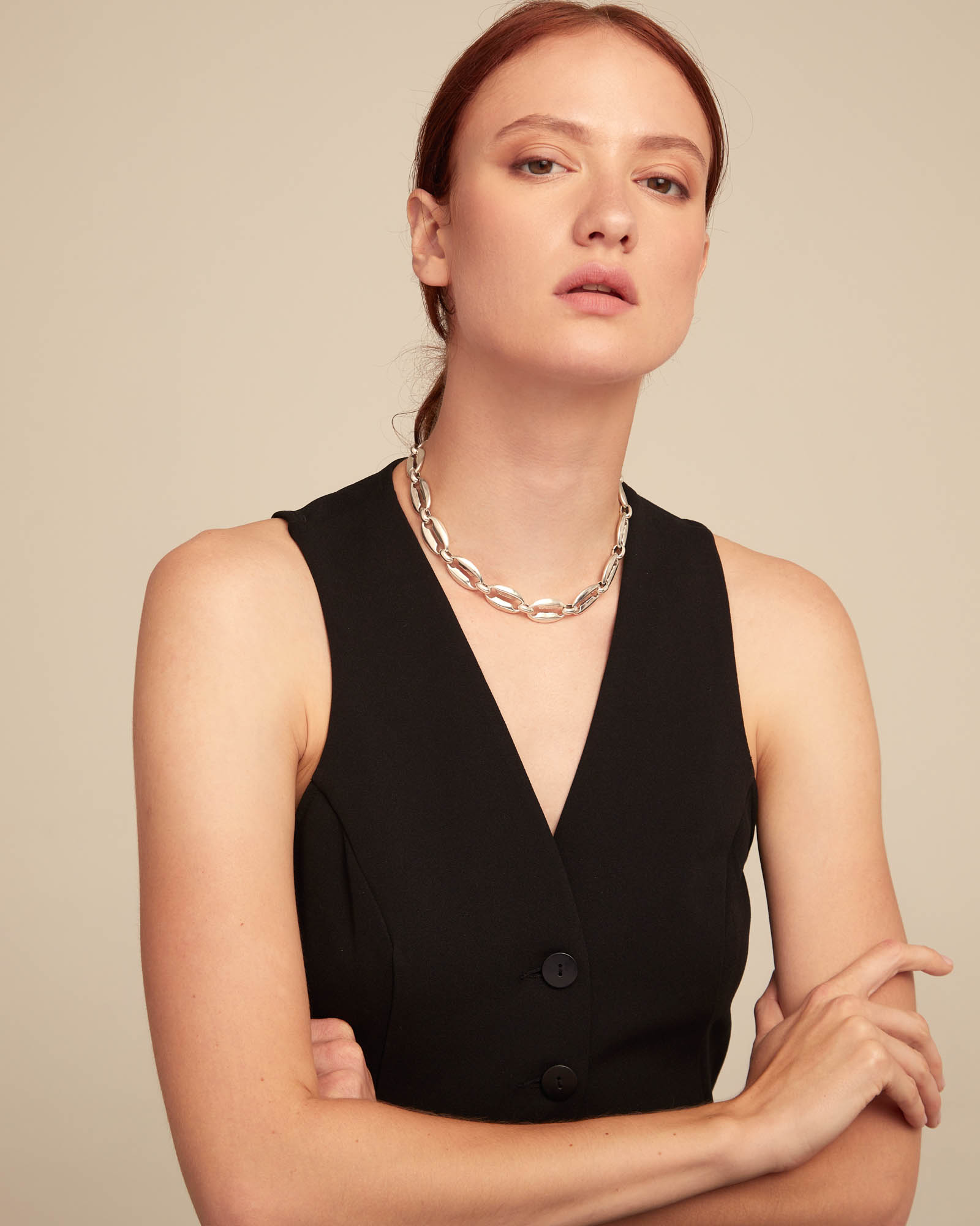 Short link chain necklace