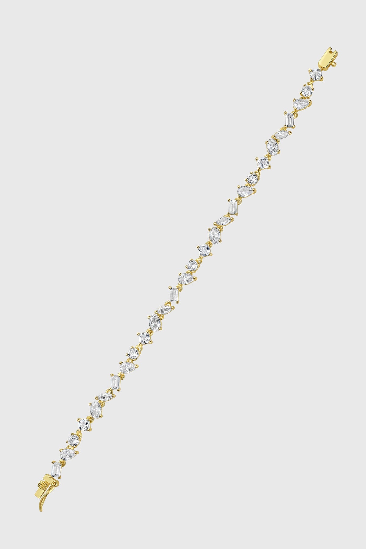 Mixed Cut Tennis Bracelet