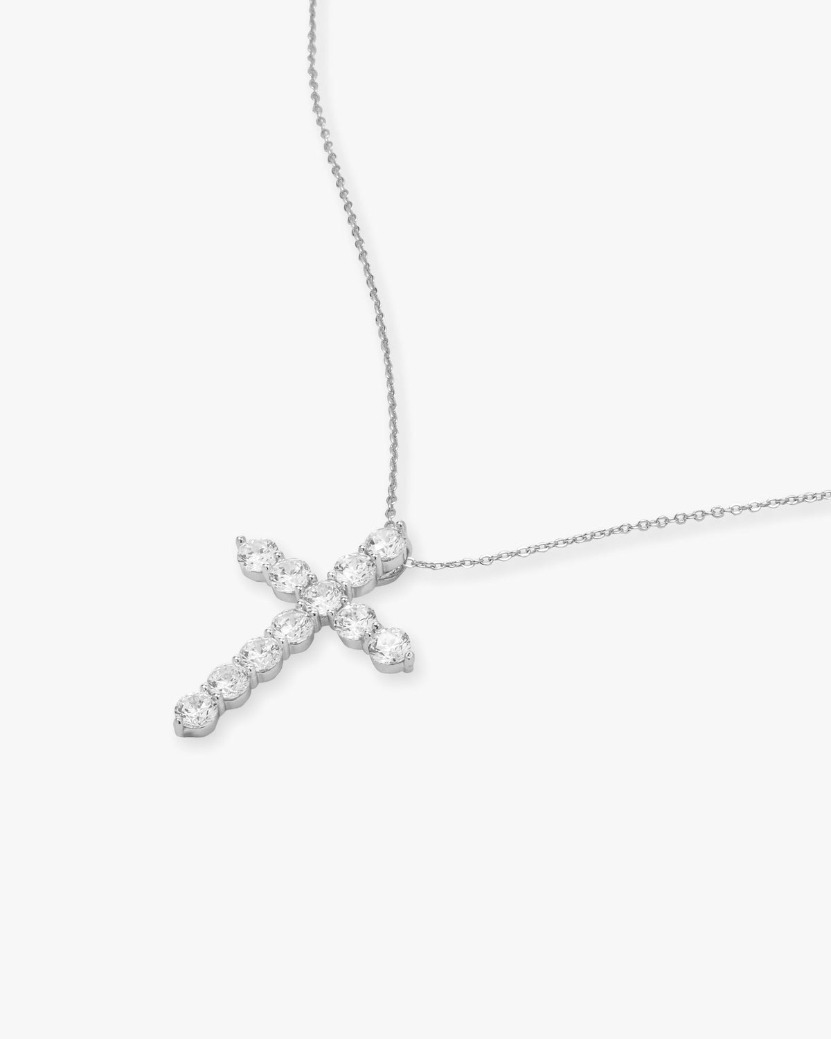 oh-she-fancy-cross-pendant-18-inch-in-silver-and-white-diamondettes