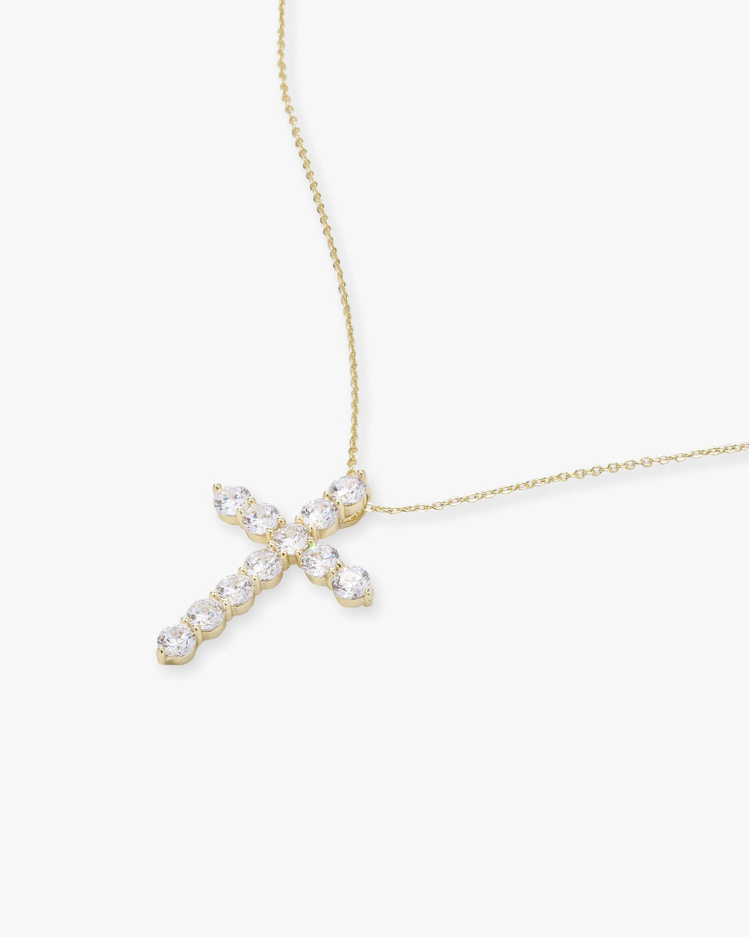 oh-she-fancy-cross-pendant-18-inch-in-gold-and-white-diamondettes