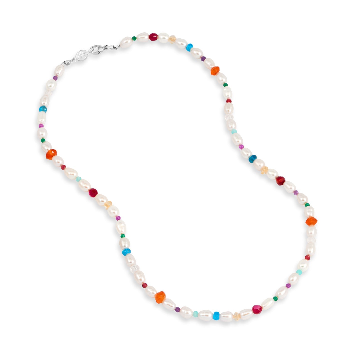 Carnival Mixed Gemstone Necklace