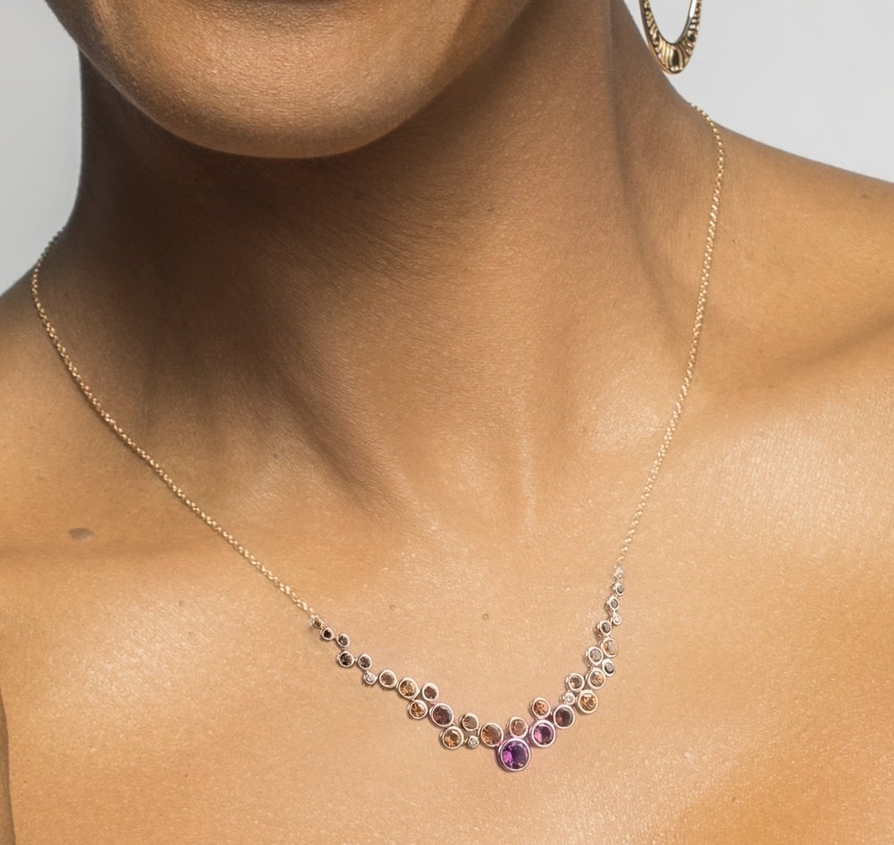 Constellation Blue Ombre Necklace