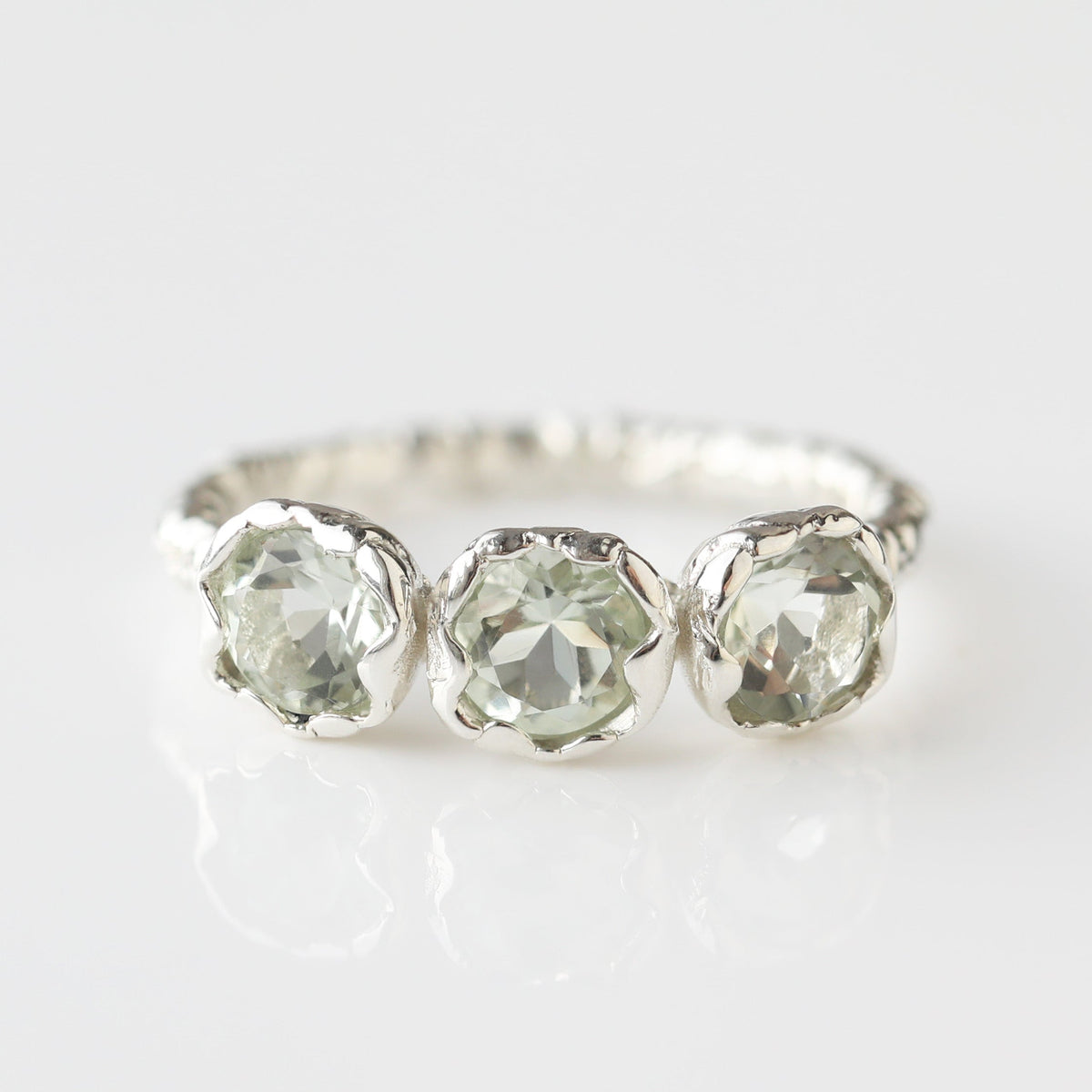 Andie Molten Green Amethyst Ring