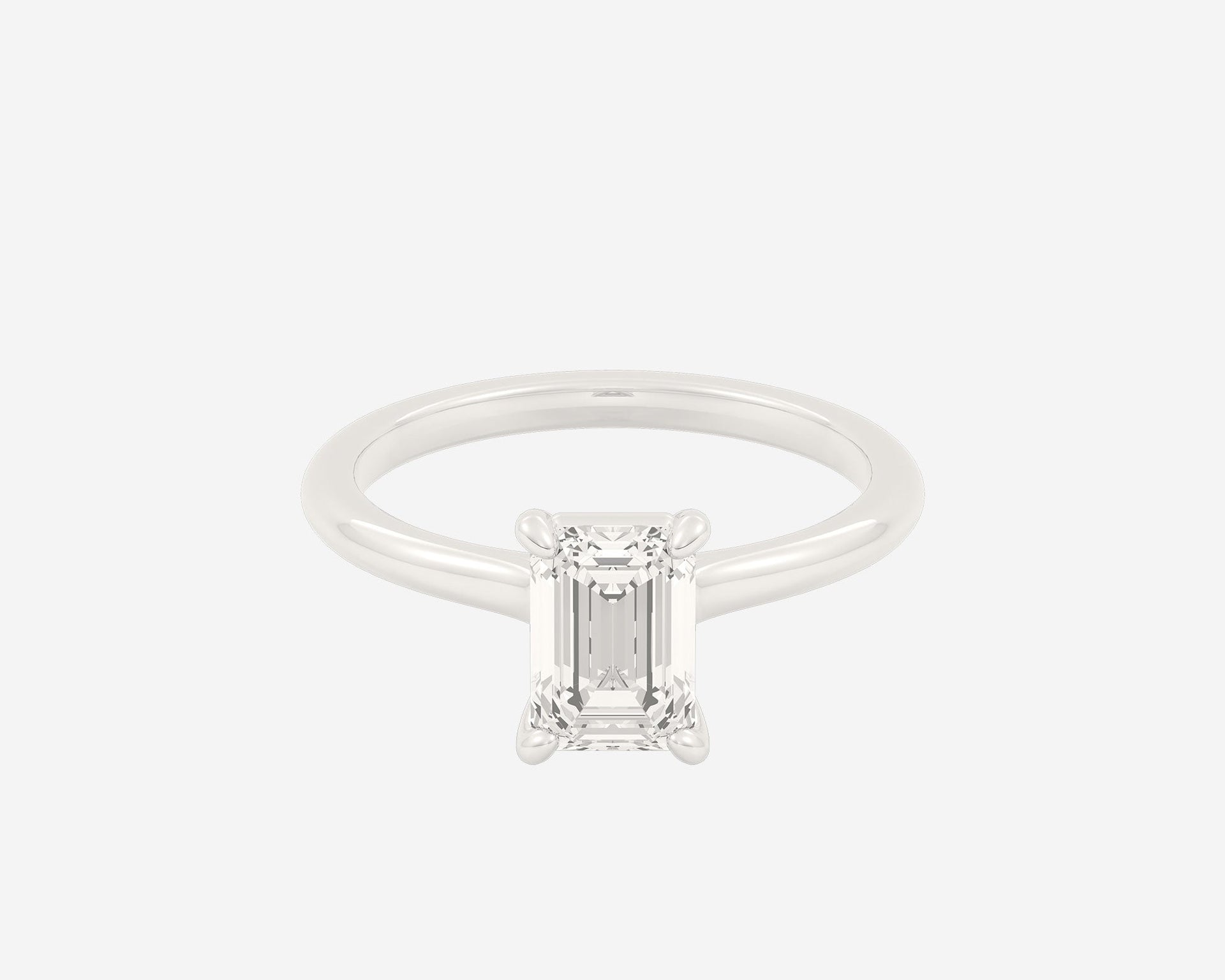 The Cathedral Solitaire — Emerald