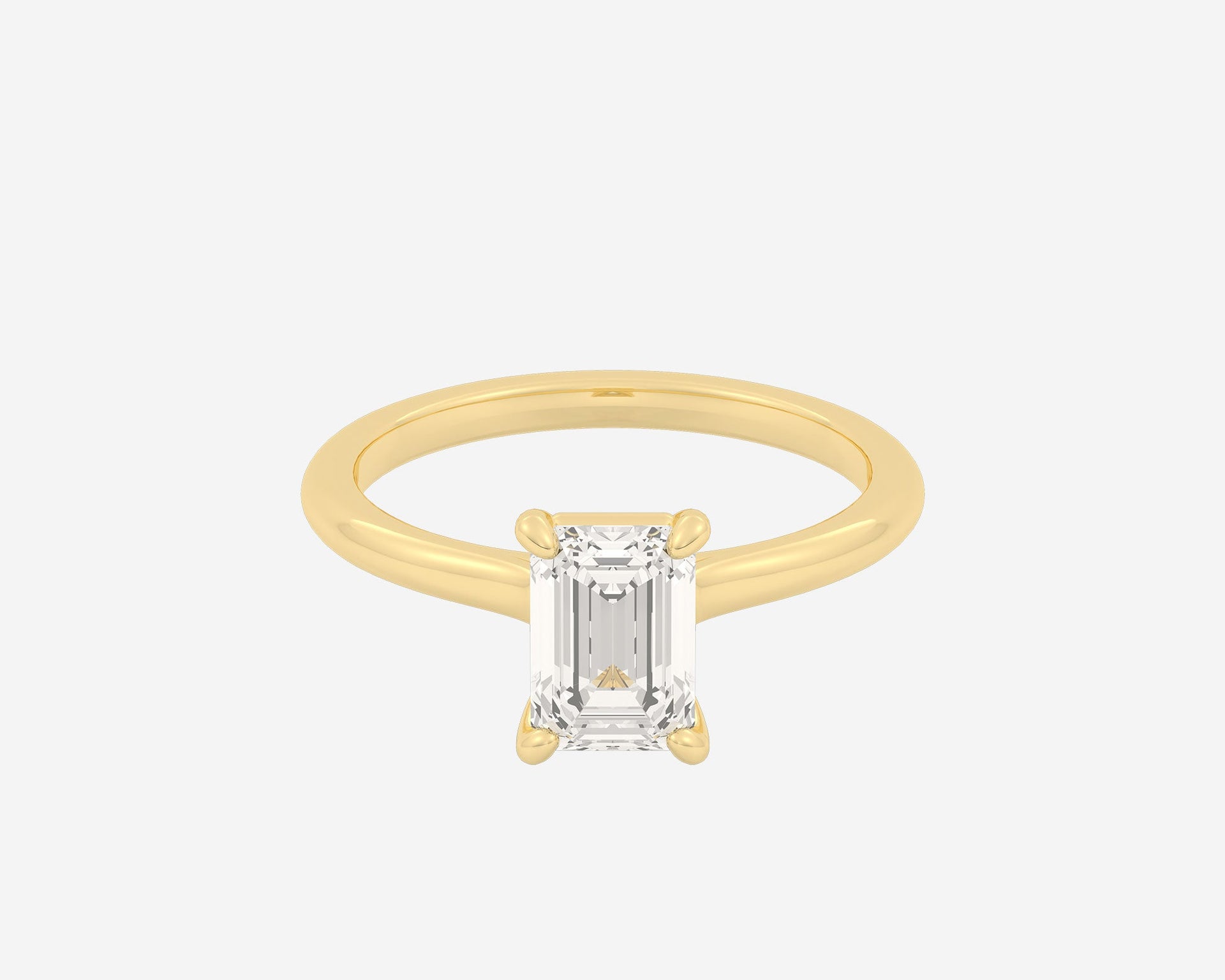 The Cathedral Solitaire — Emerald