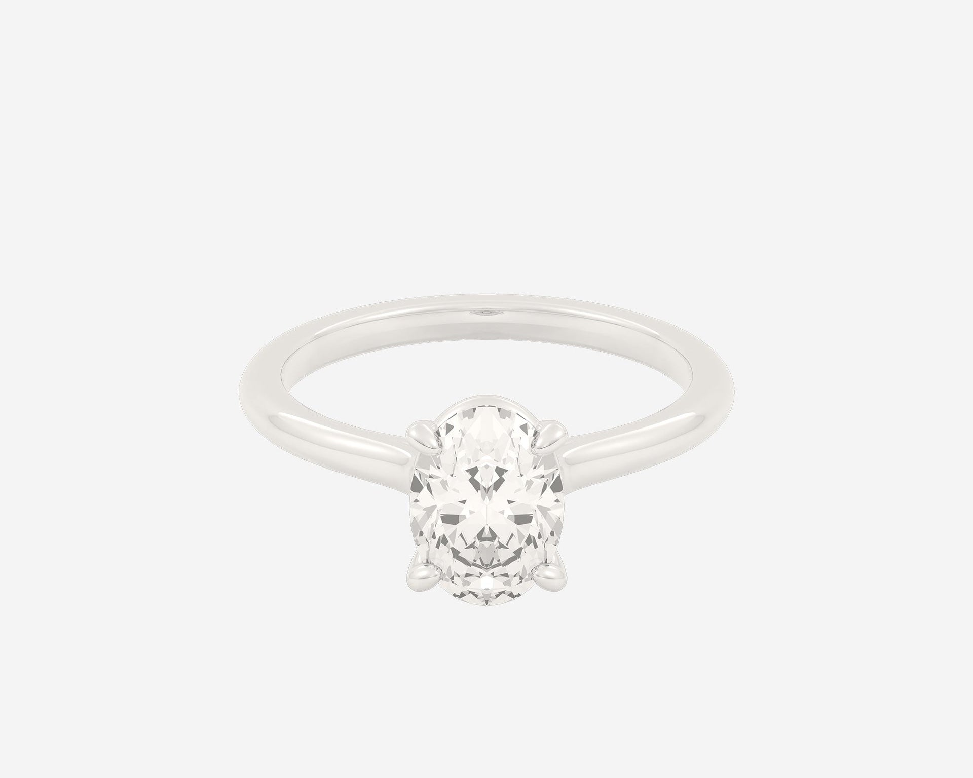 The Cathedral Solitaire — Oval