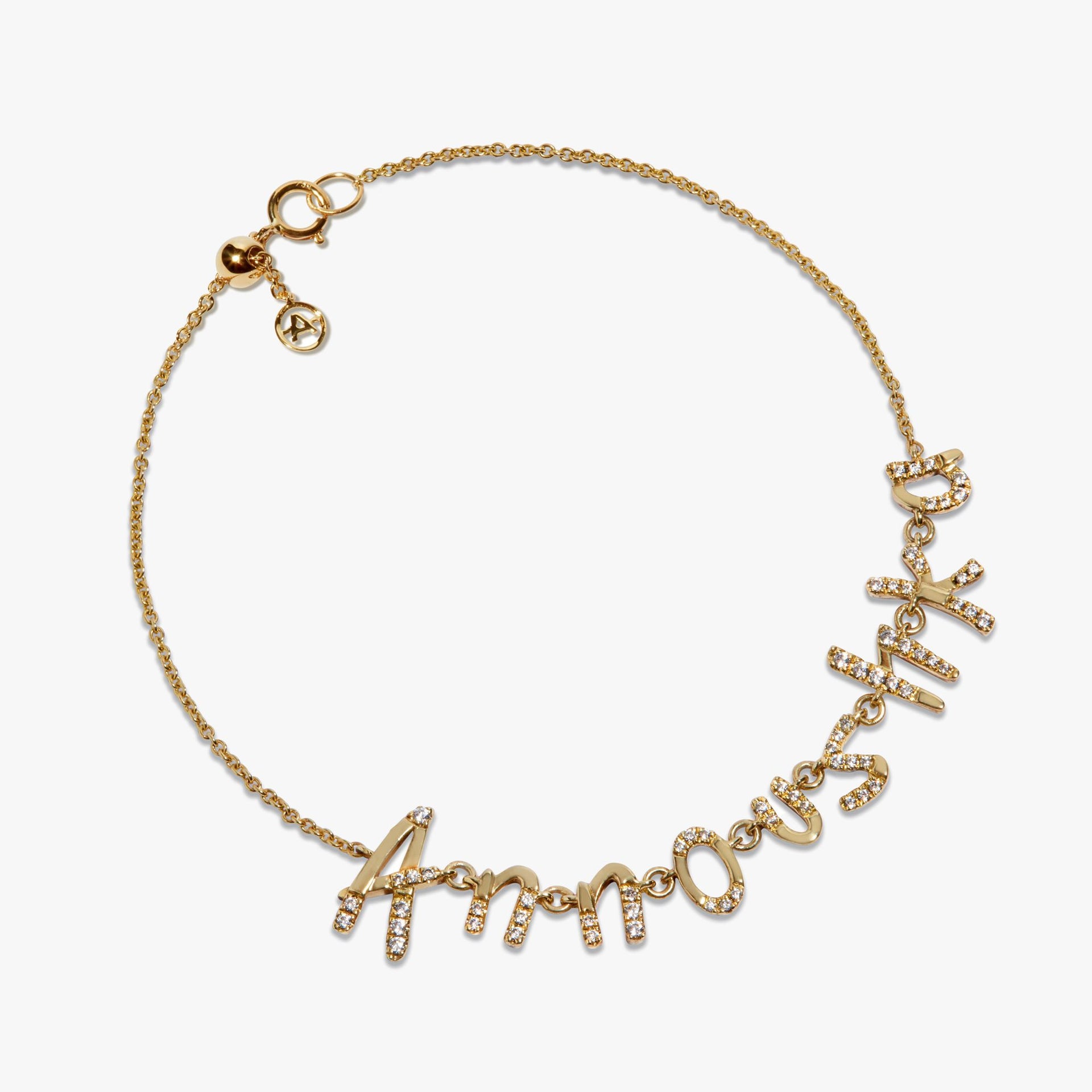 Chain Letters Personalised Bracelet