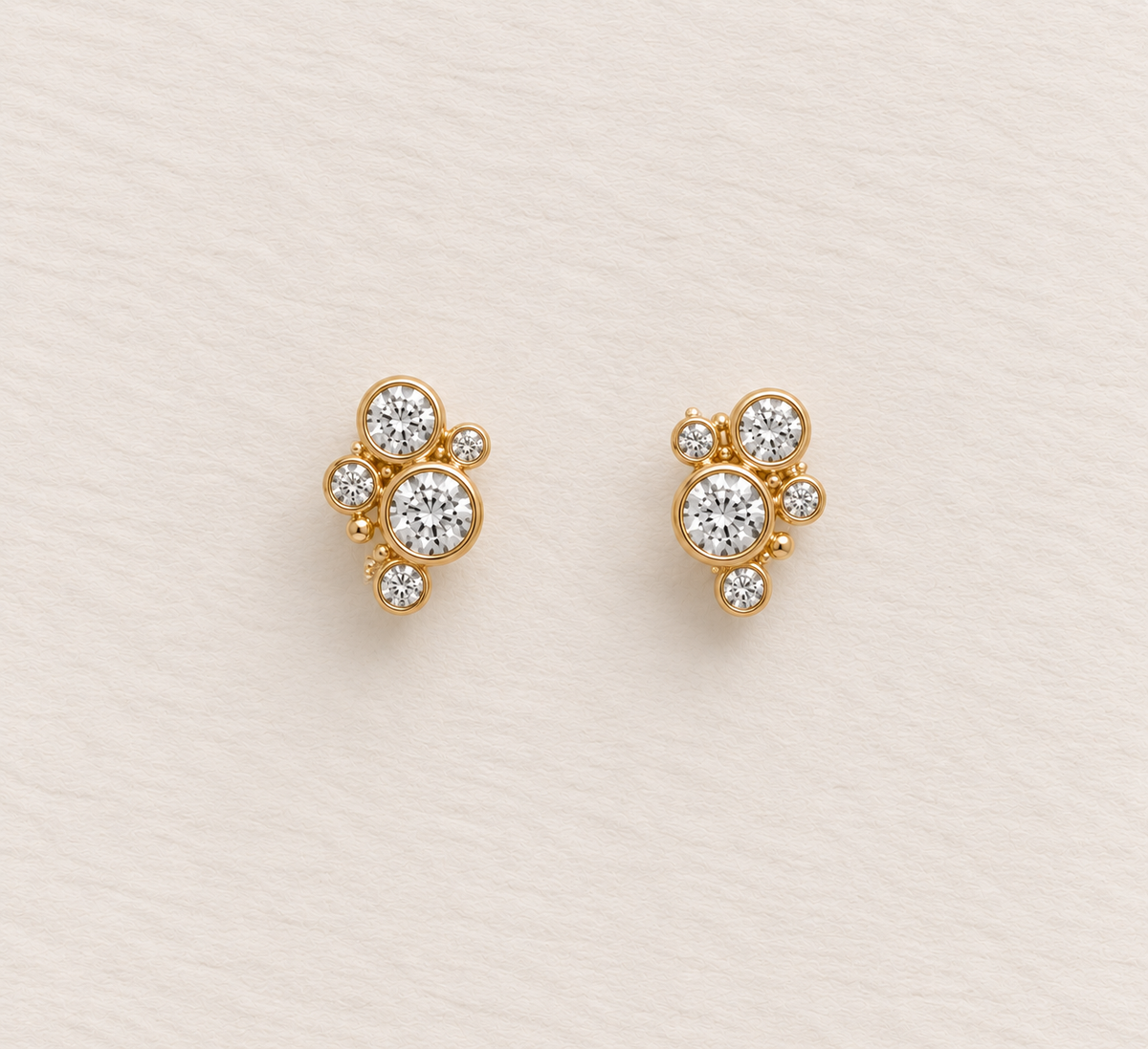 Aurora Diamond Constellation Cluster Studs
