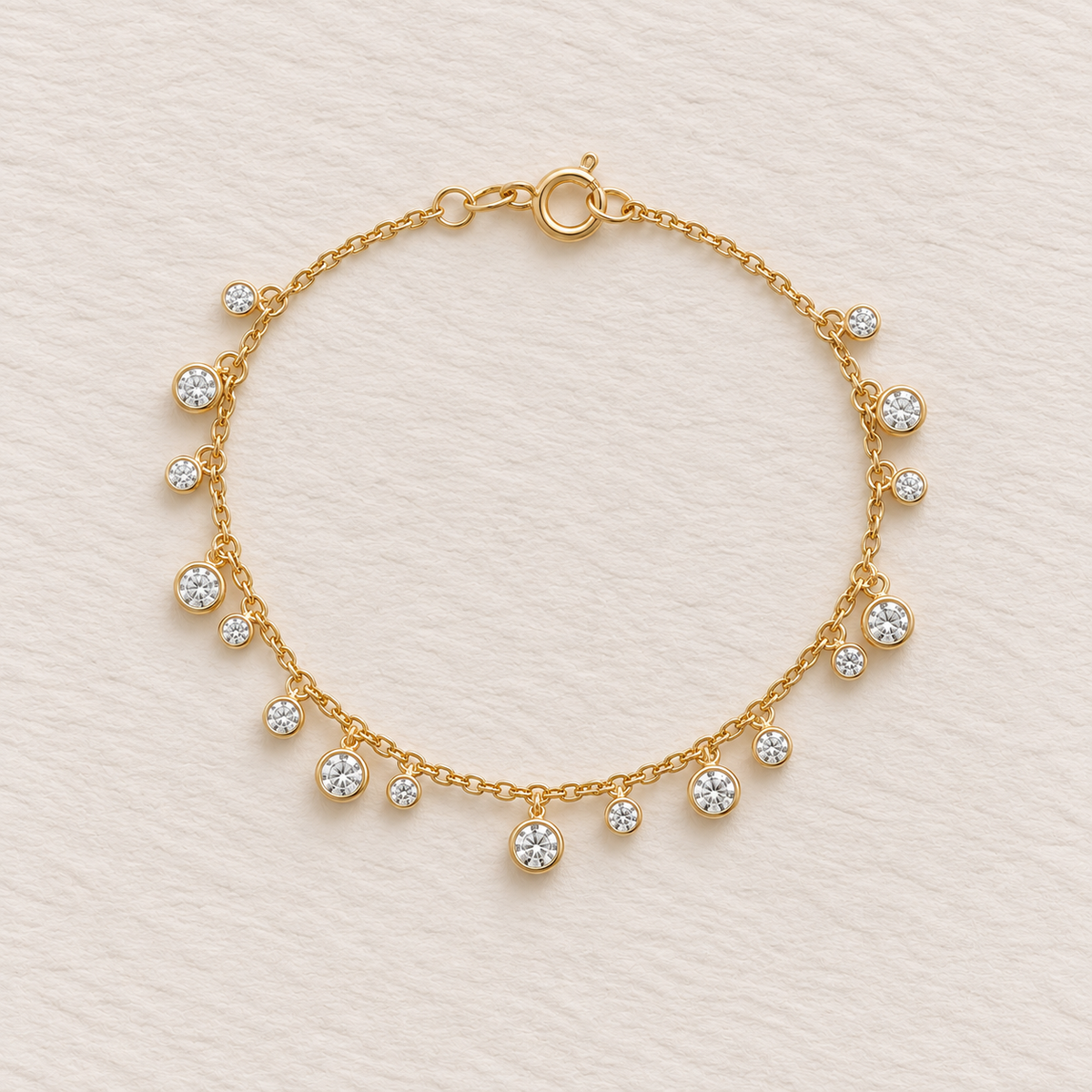 Aurora Graduated Diamond Drop Bracelet