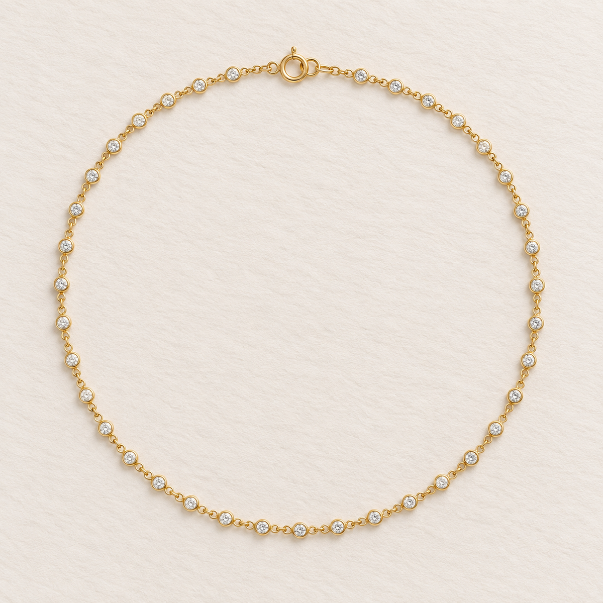 Aurora Diamond Rivière Necklace
