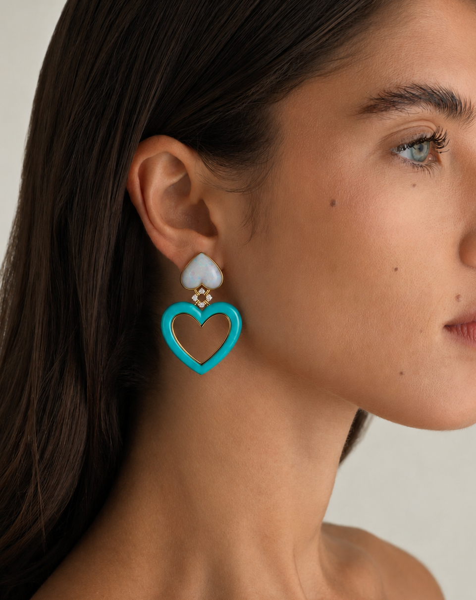 Heart Flip Earring