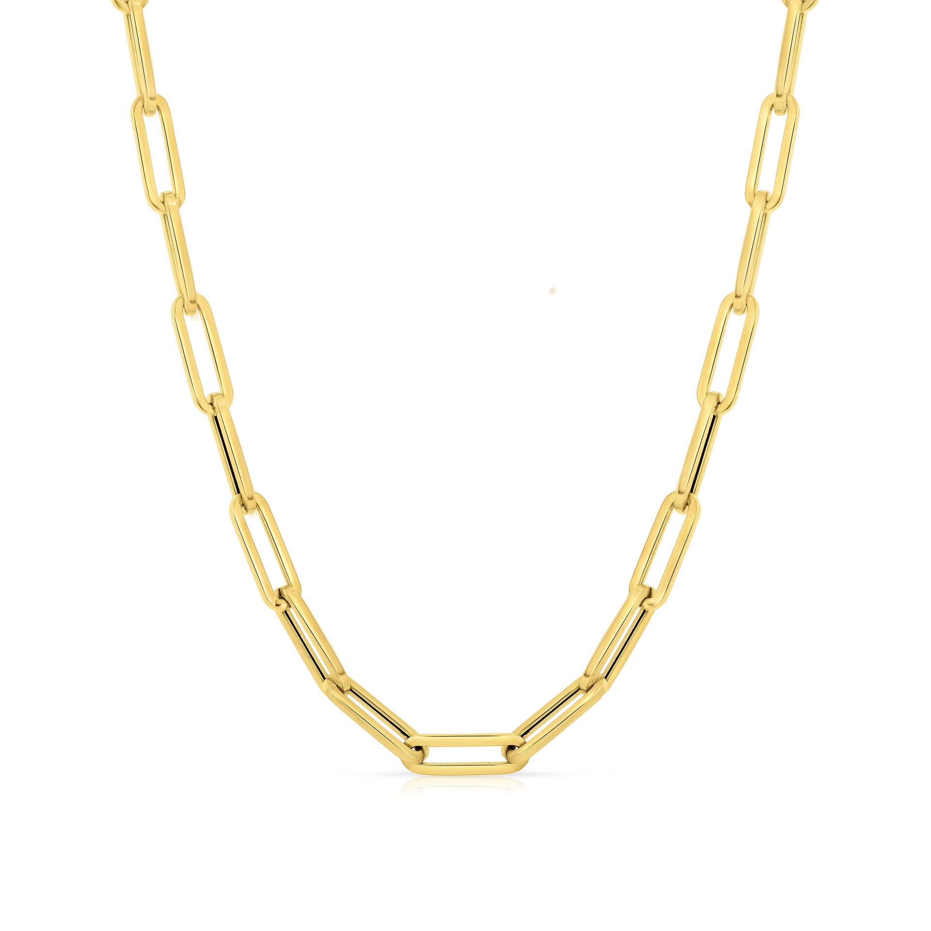 Chunky Paperclip Chain Necklace