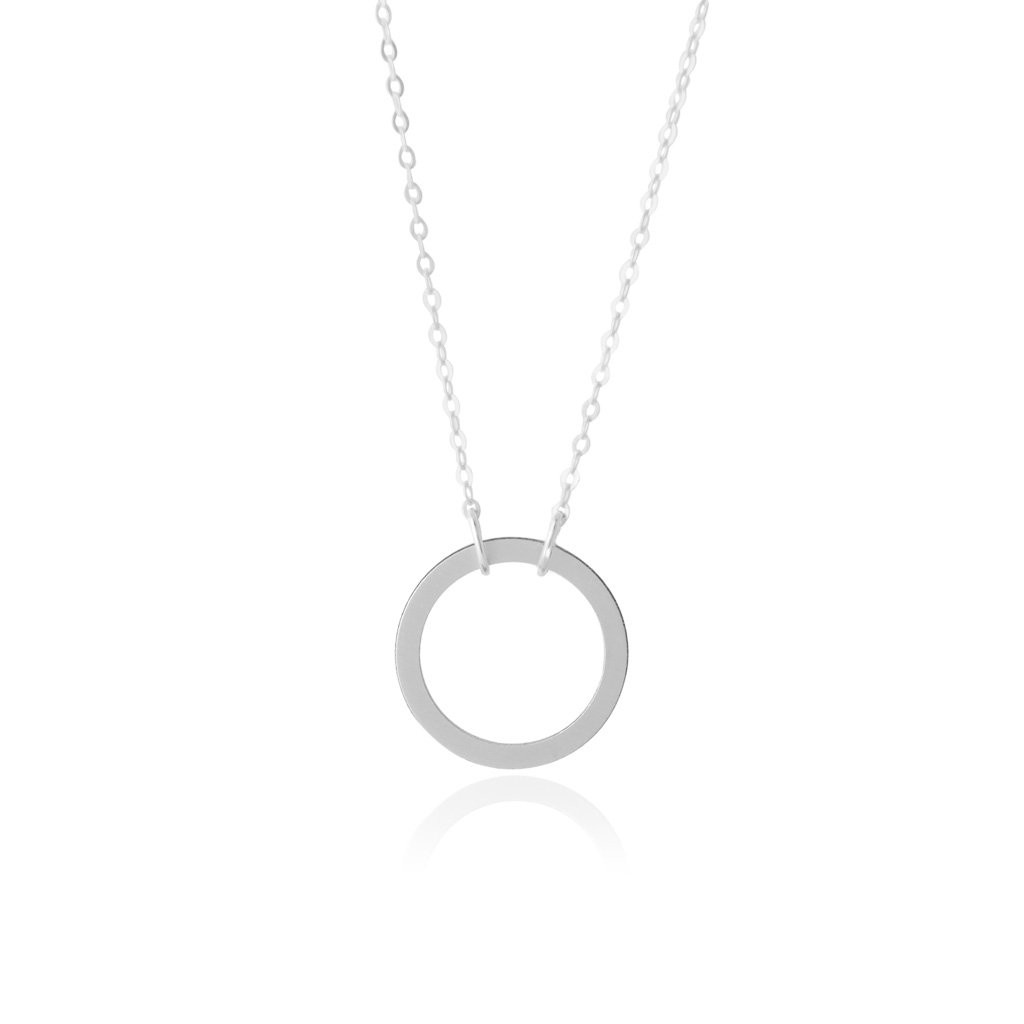 Circle Disc Necklace
