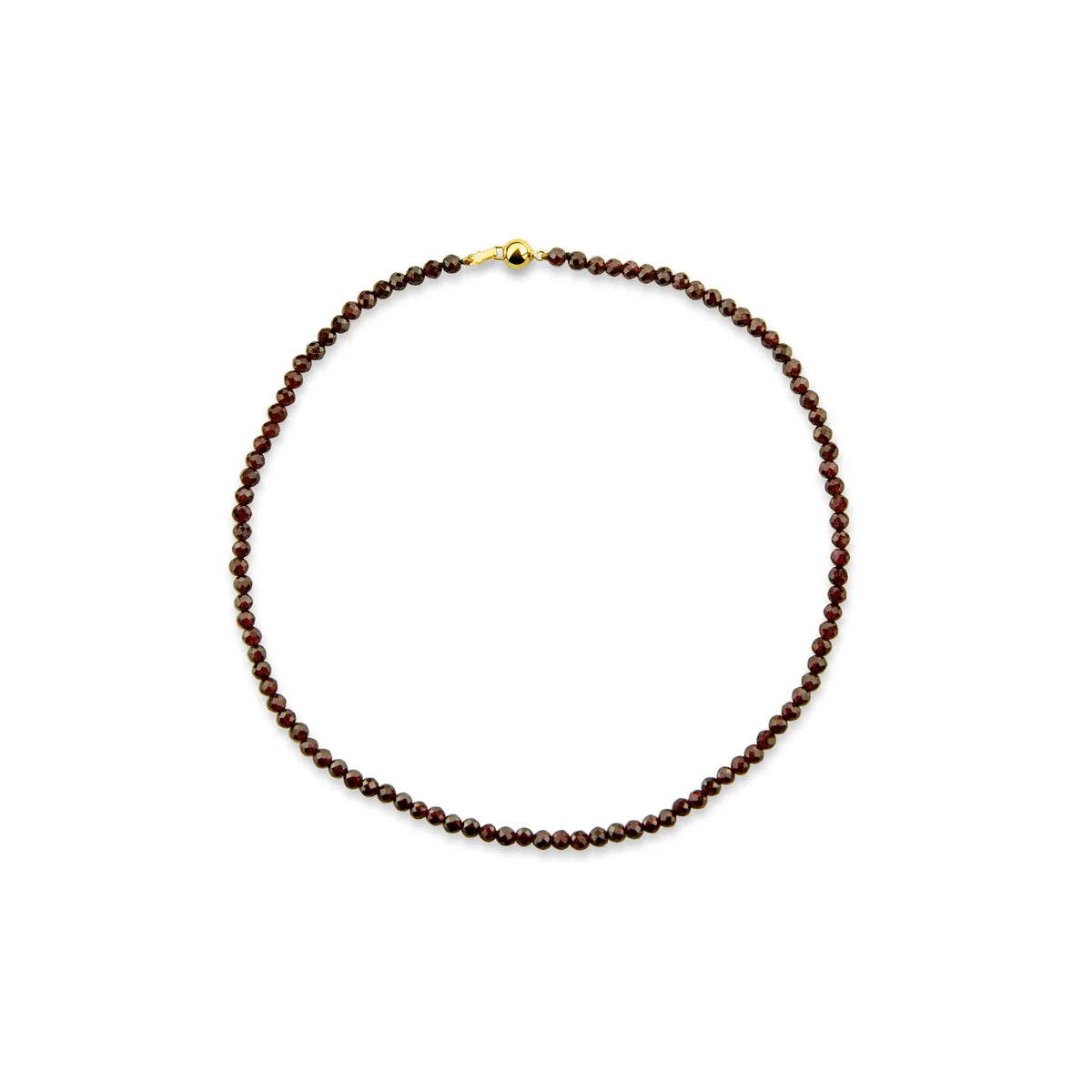 Red Garnet choker necklace