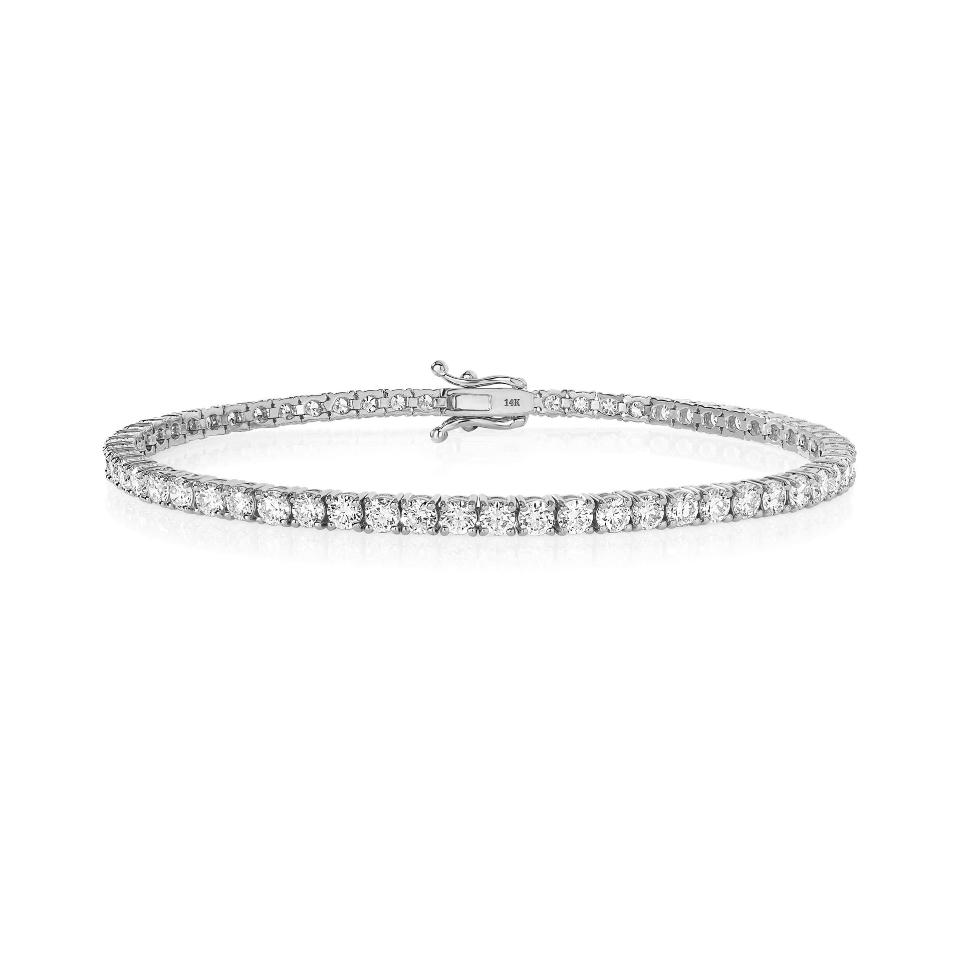 Classic Lab Diamond Tennis Bracelet