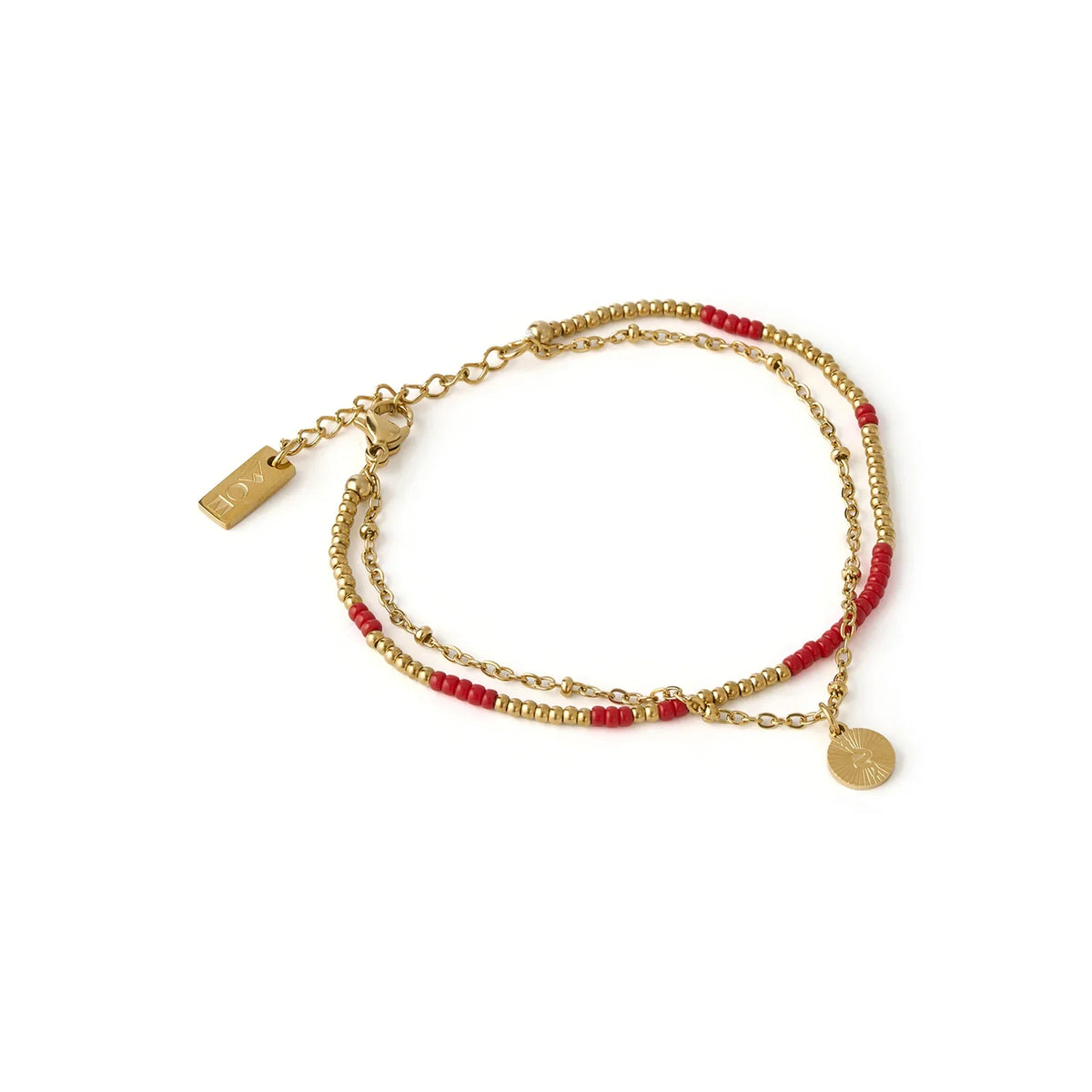 Cobra Gold Bracelet Cherry