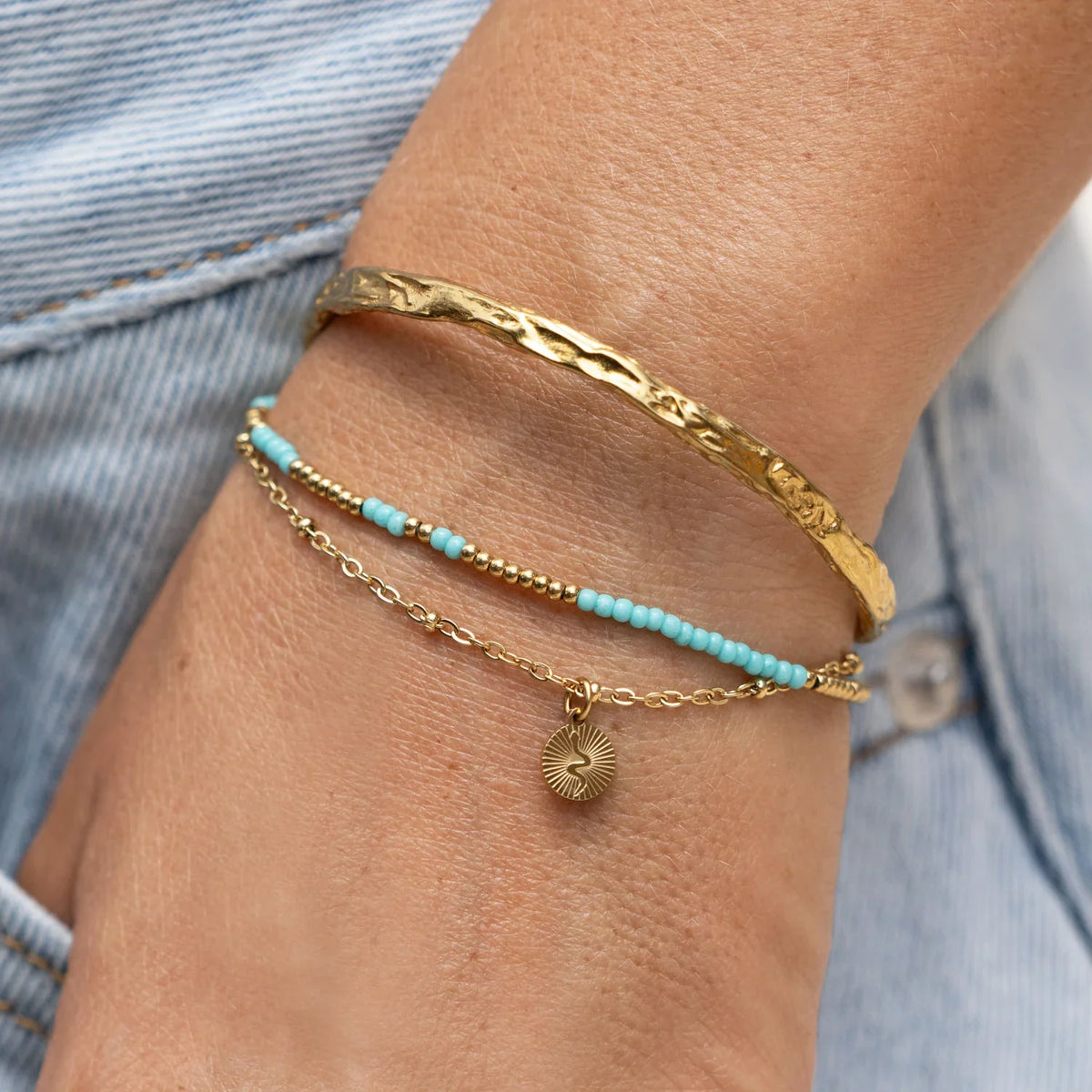 Cobra Gold Bracelet Ocean
