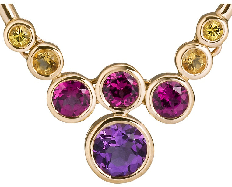 Constellation Hoop Earrings With Gemstones