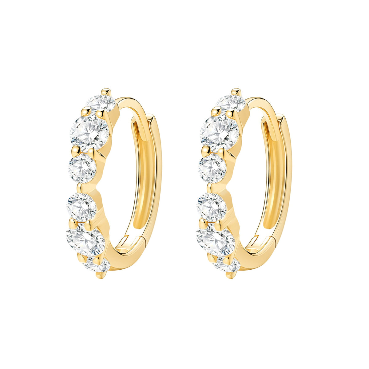 Continuity Hoop Earrings 14K Gold