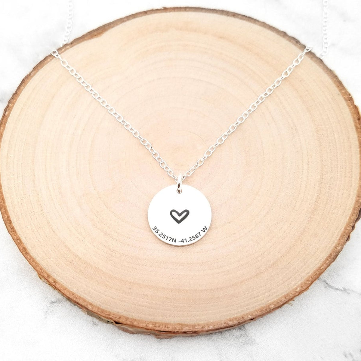 Coordinates Necklace - Personalized Location Necklace