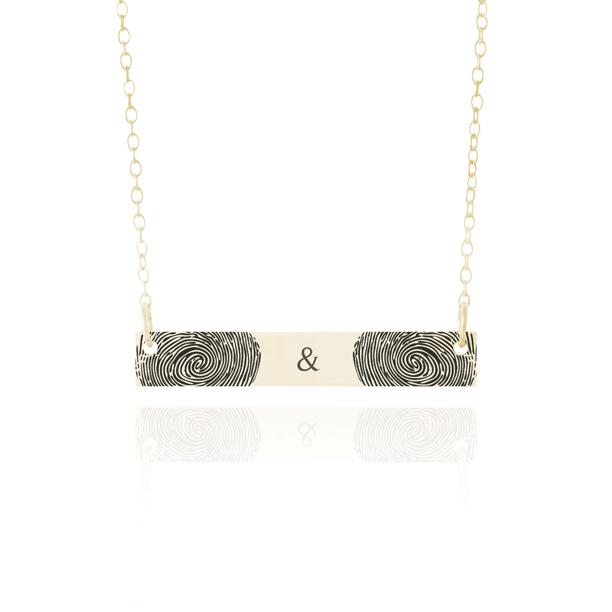 Couple's Fingerprint Necklace