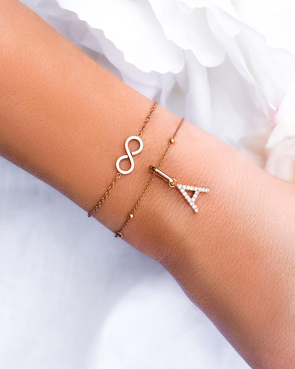 Sphere Chain Bracelet (Rose Gold)