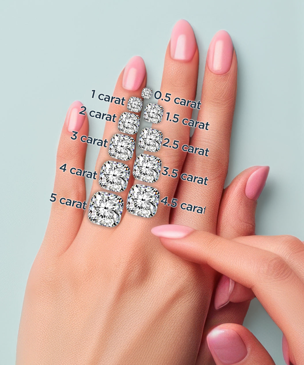 Cushion Lab Diamond Solitaire Ring by Mercury Rings