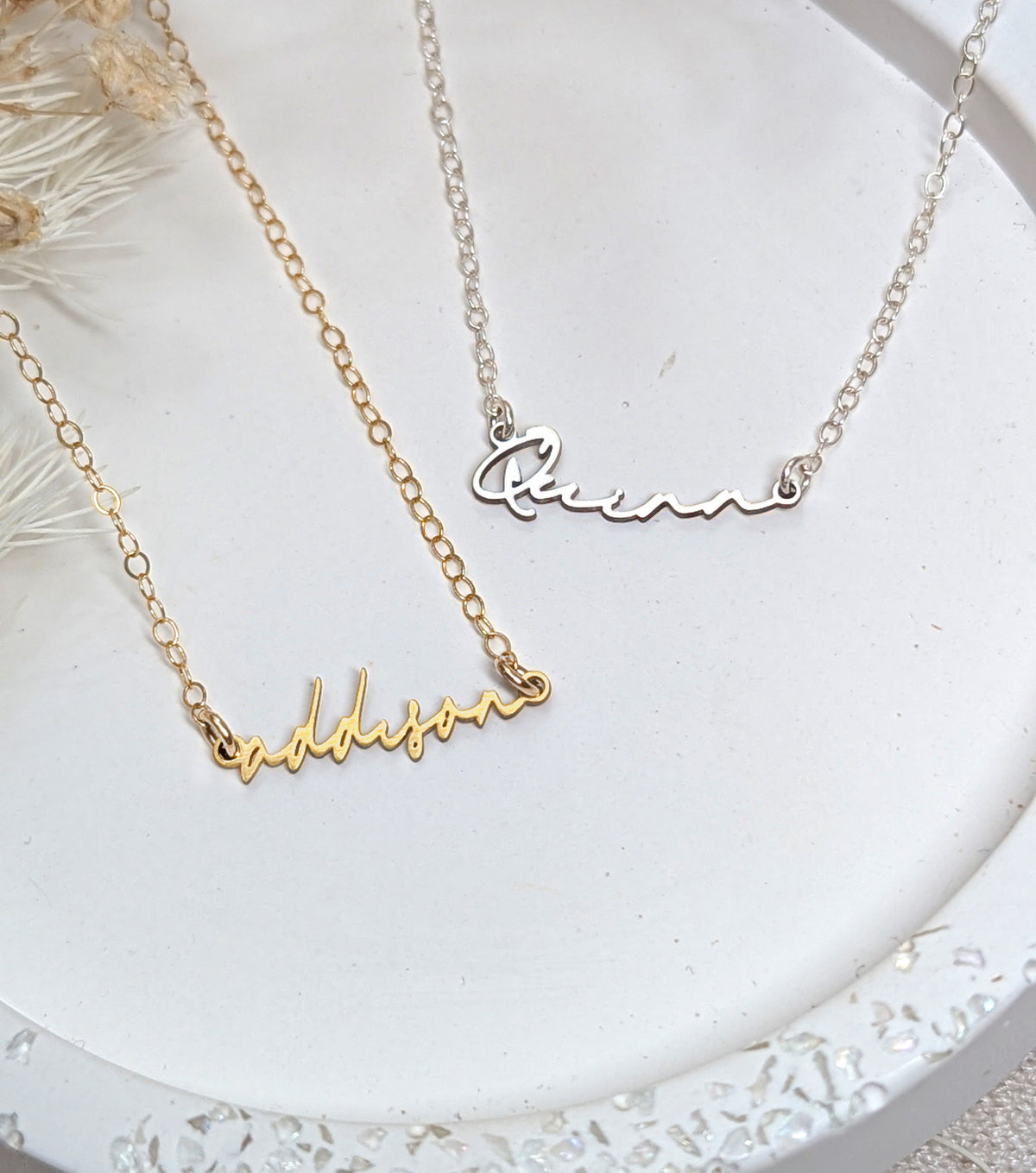 Custom Dainty Name Necklace