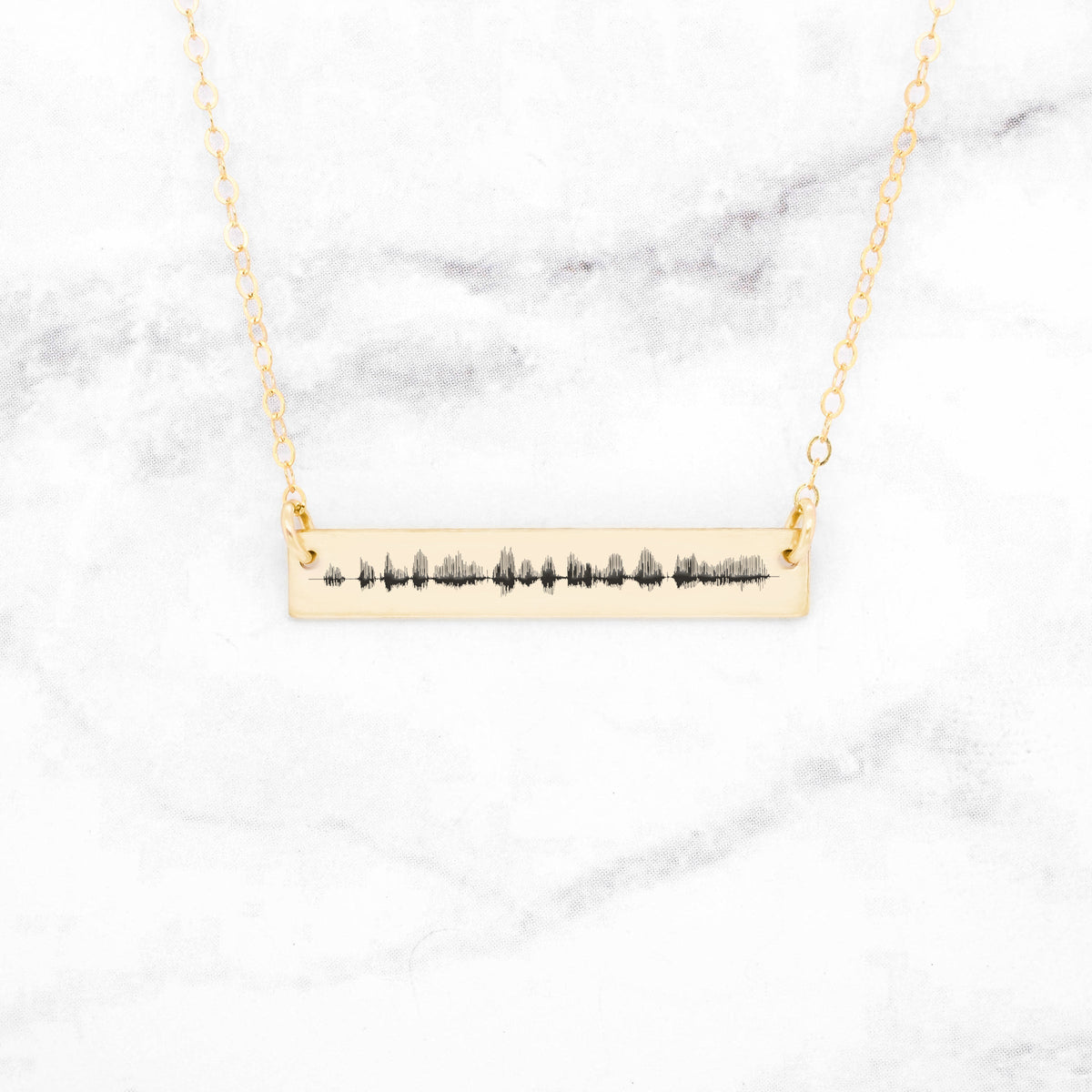 Custom Sound Wave Necklace