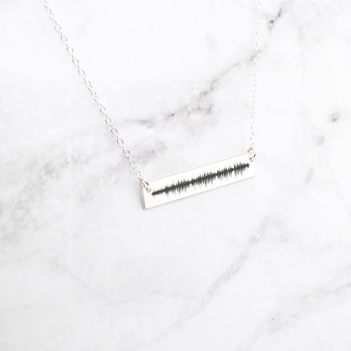 Custom Sound Wave Necklace