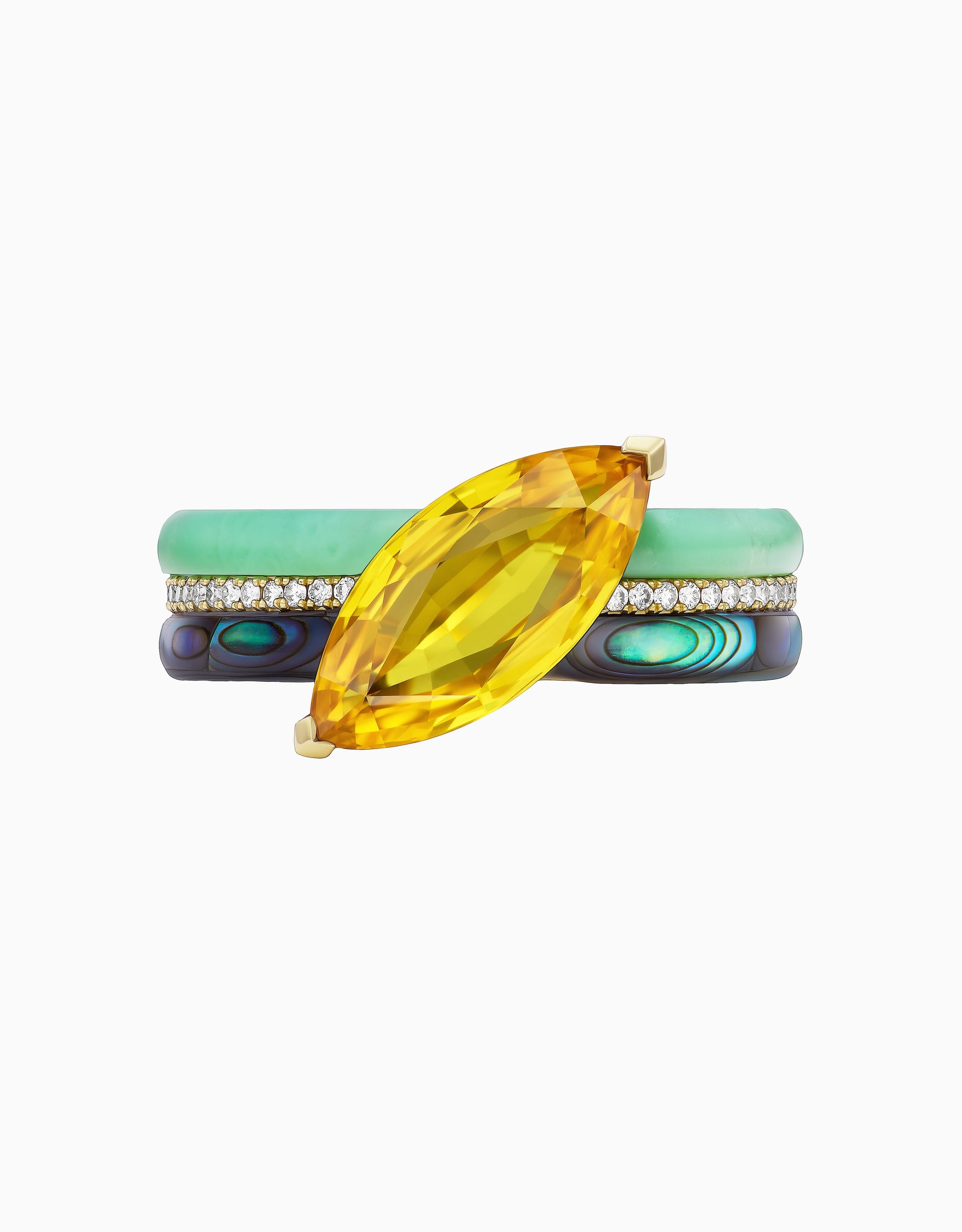 Stacked Ring - Sapphire (One-of-a-Kind)