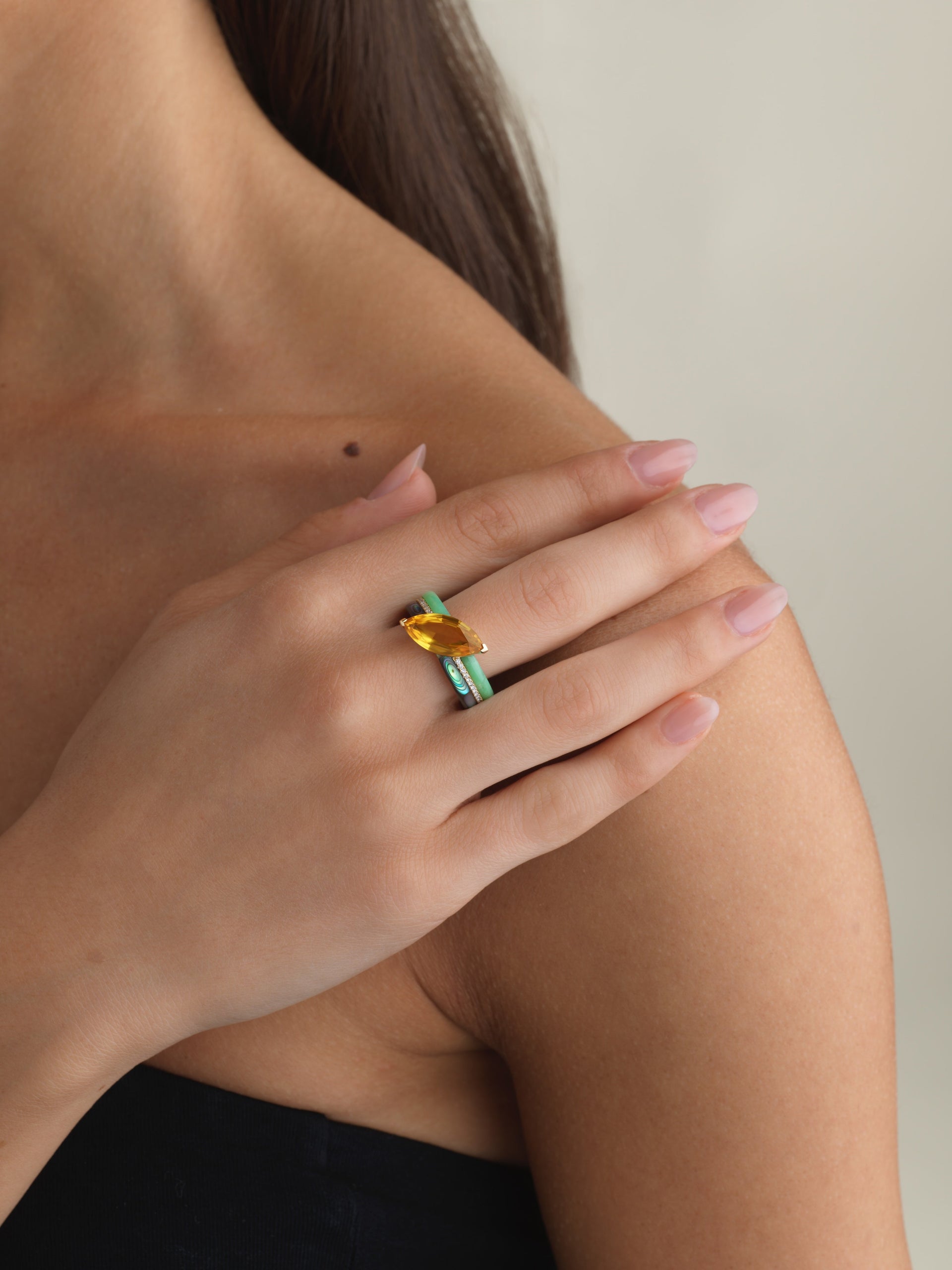 Stacked Ring - Sapphire (One-of-a-Kind)