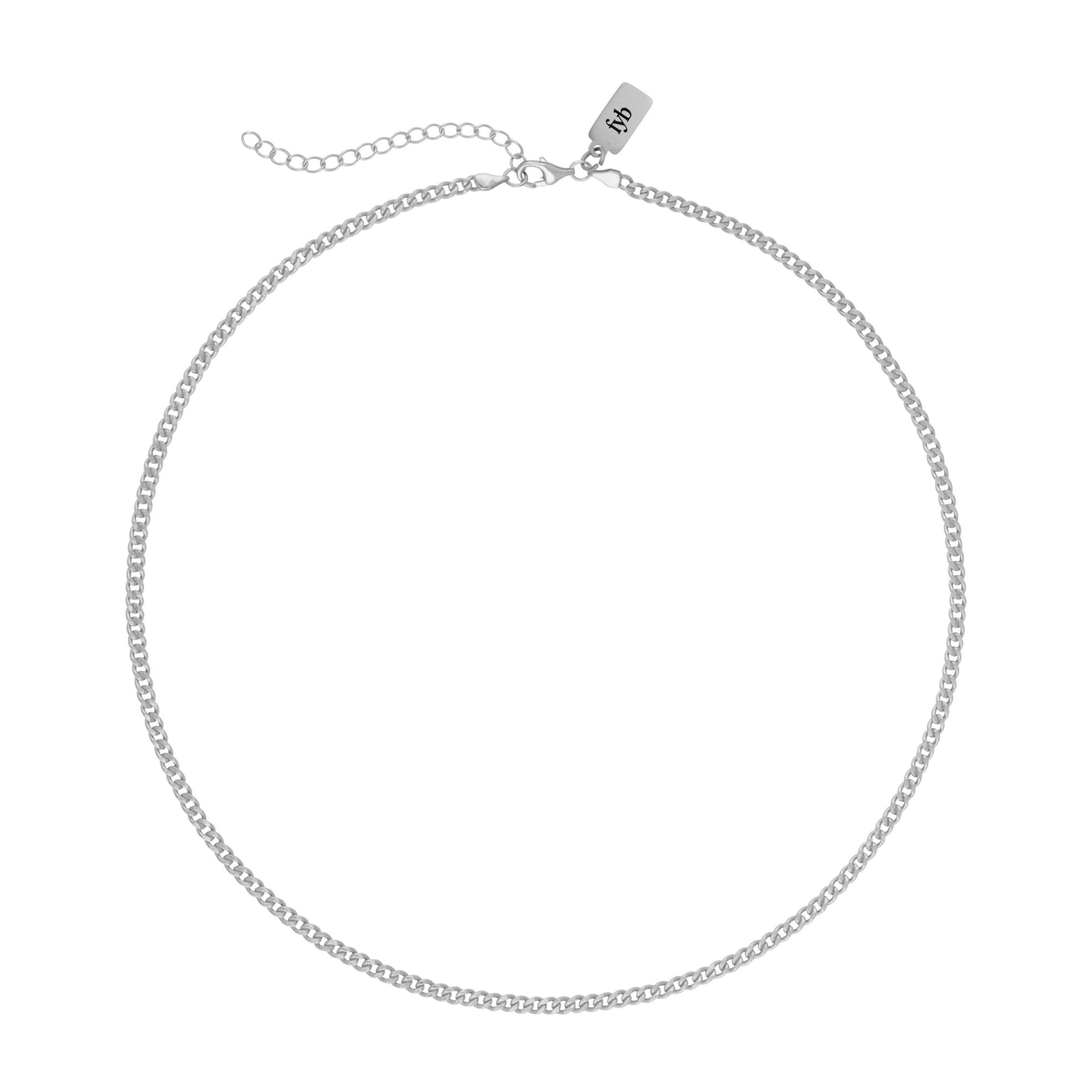 Dani Chain Necklace Silver