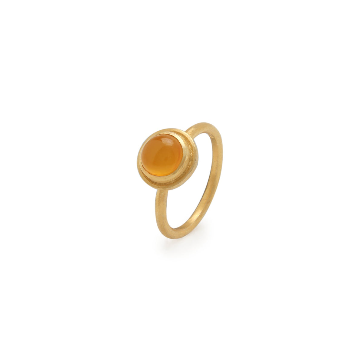 JAIPUR PETITE YELLOW STACKING RING