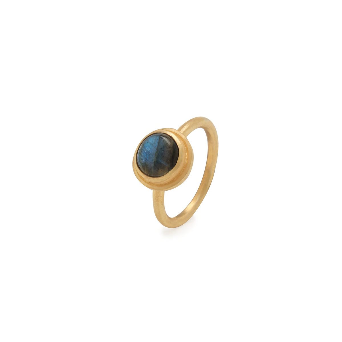 JAIPUR PETITE LABRADORITE STACKING RING