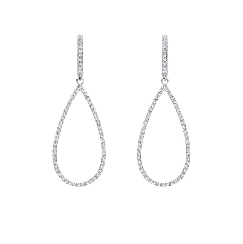 Diamond Drop Earrings