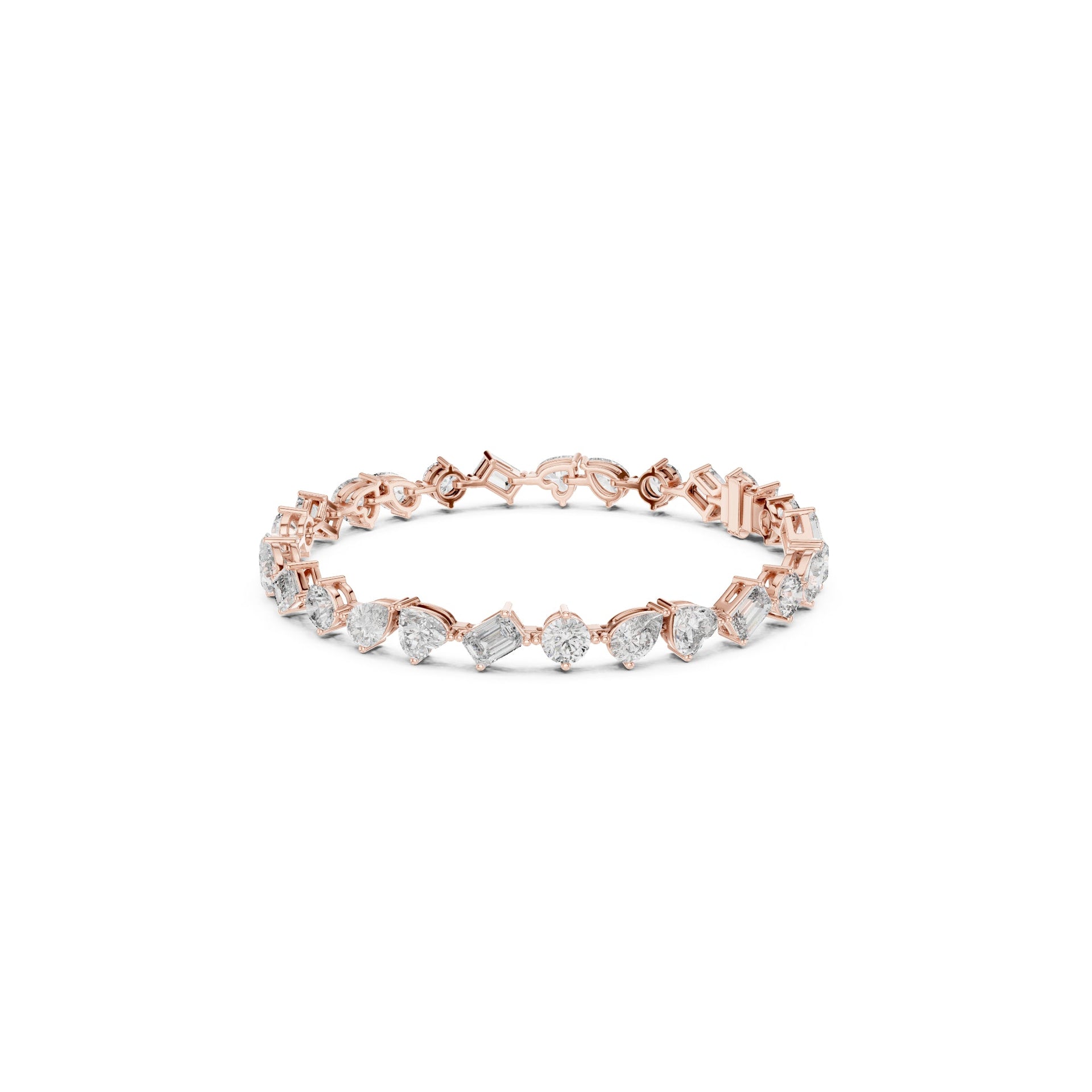 10.29Ct Lab-grown Diamond Tennis Bracelet in 10K Yellow Gold